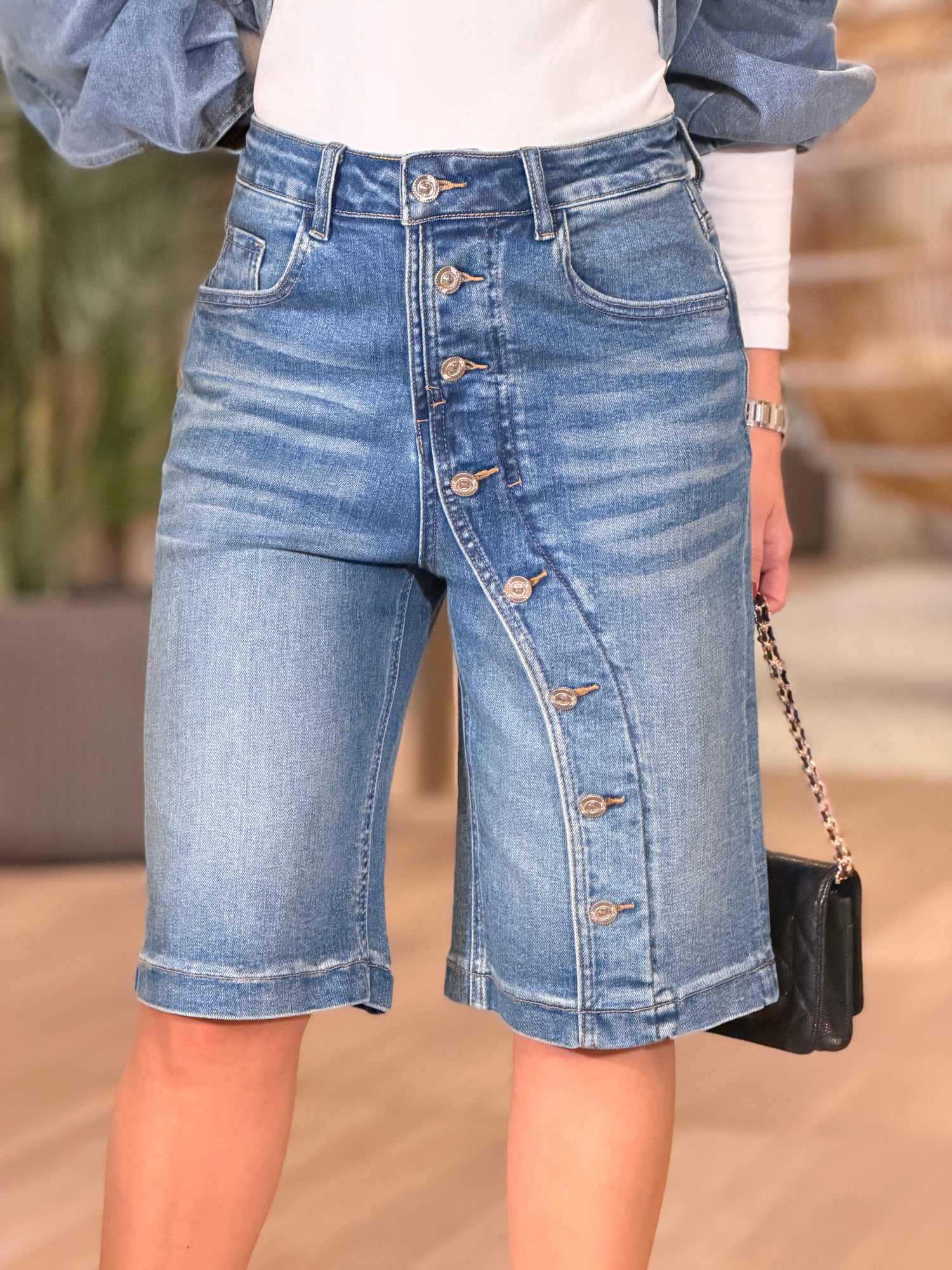 Sascha Denim Bermudas
