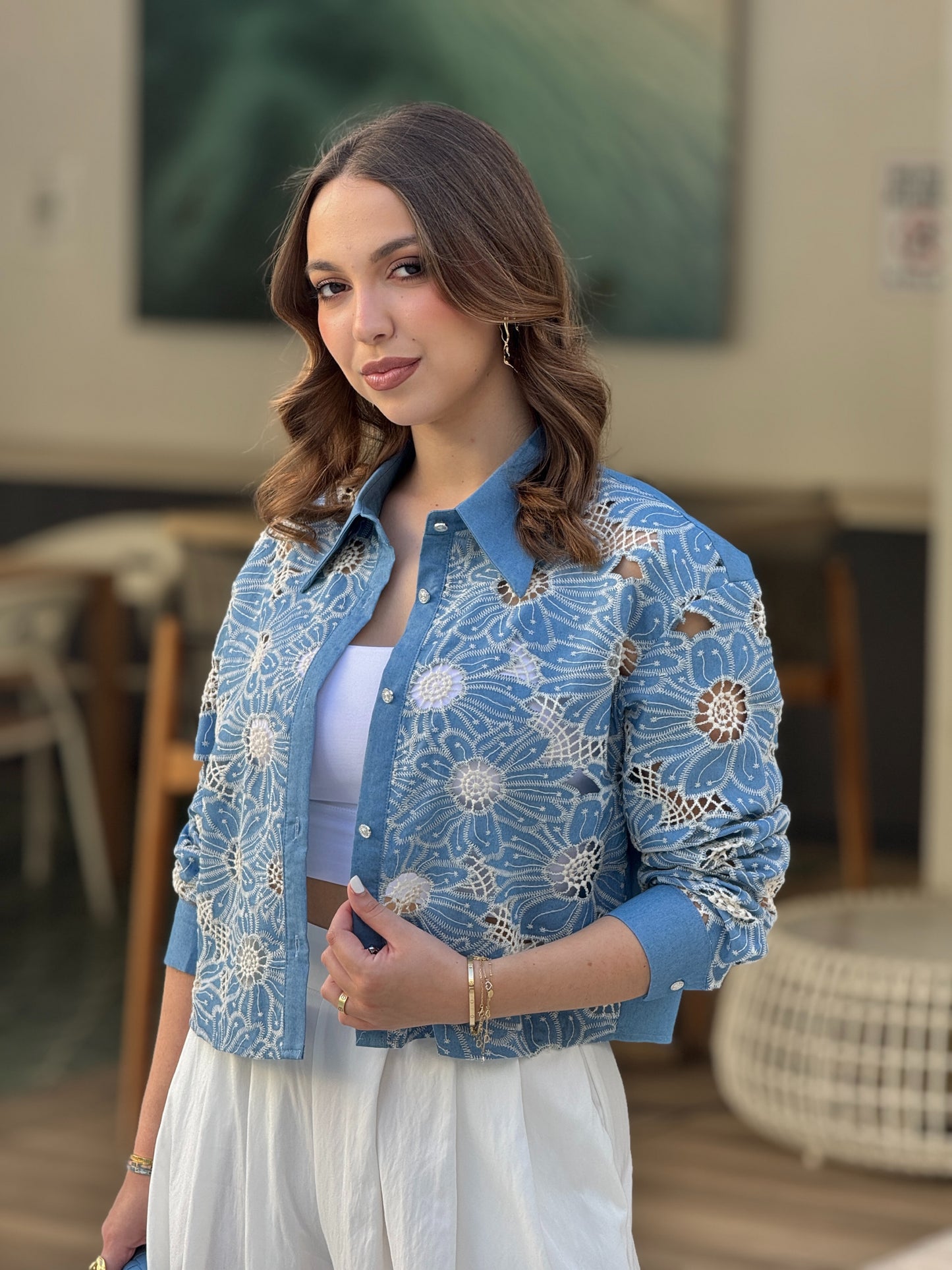 Bailey Denim Torchon Shirt