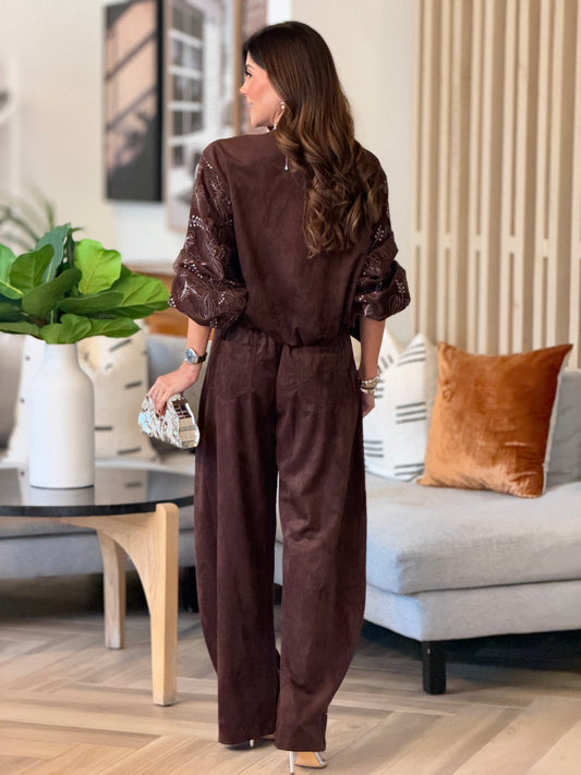 5039 More Brown Embro Set