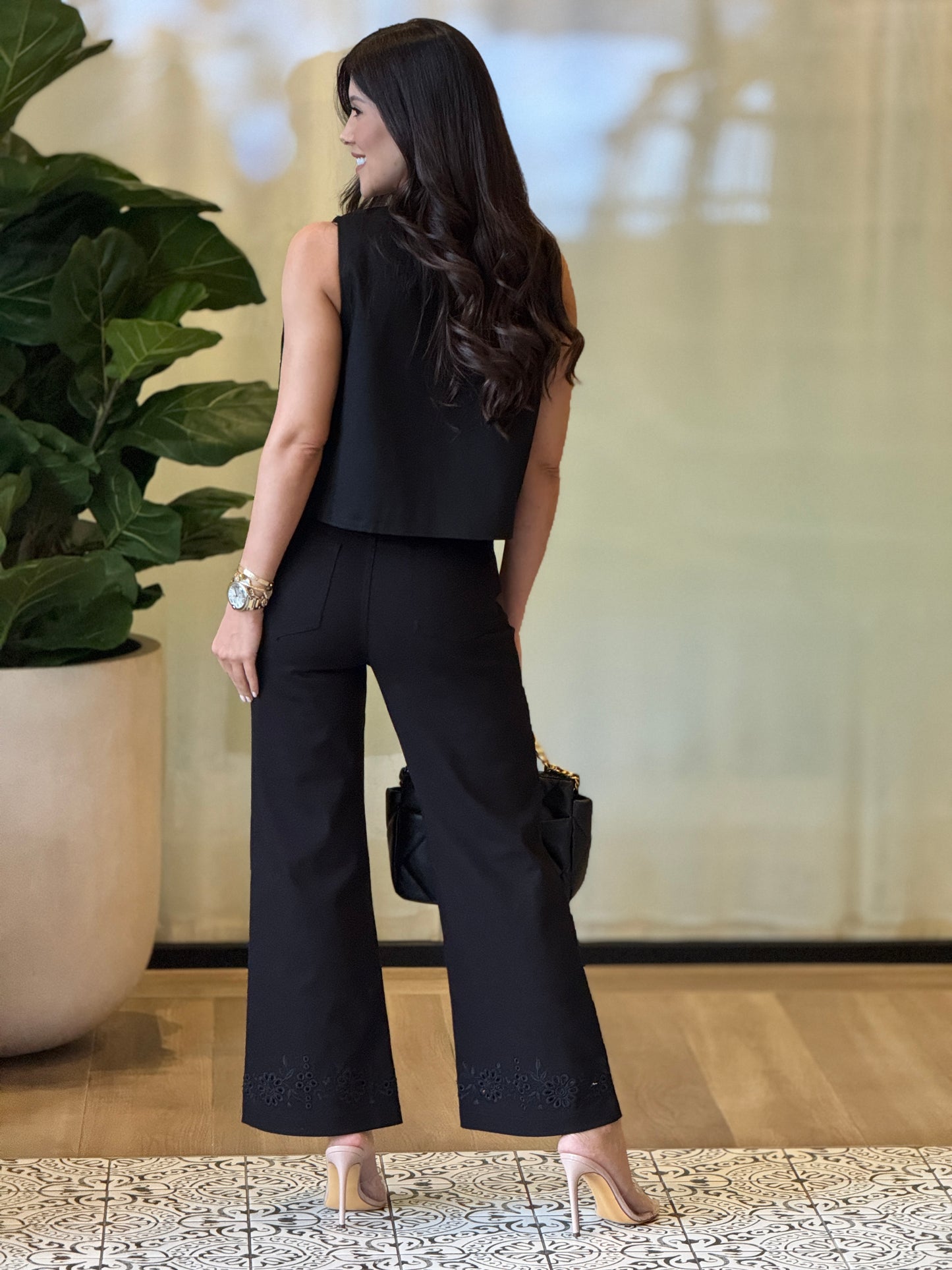 Naples Black Cutout Jeans