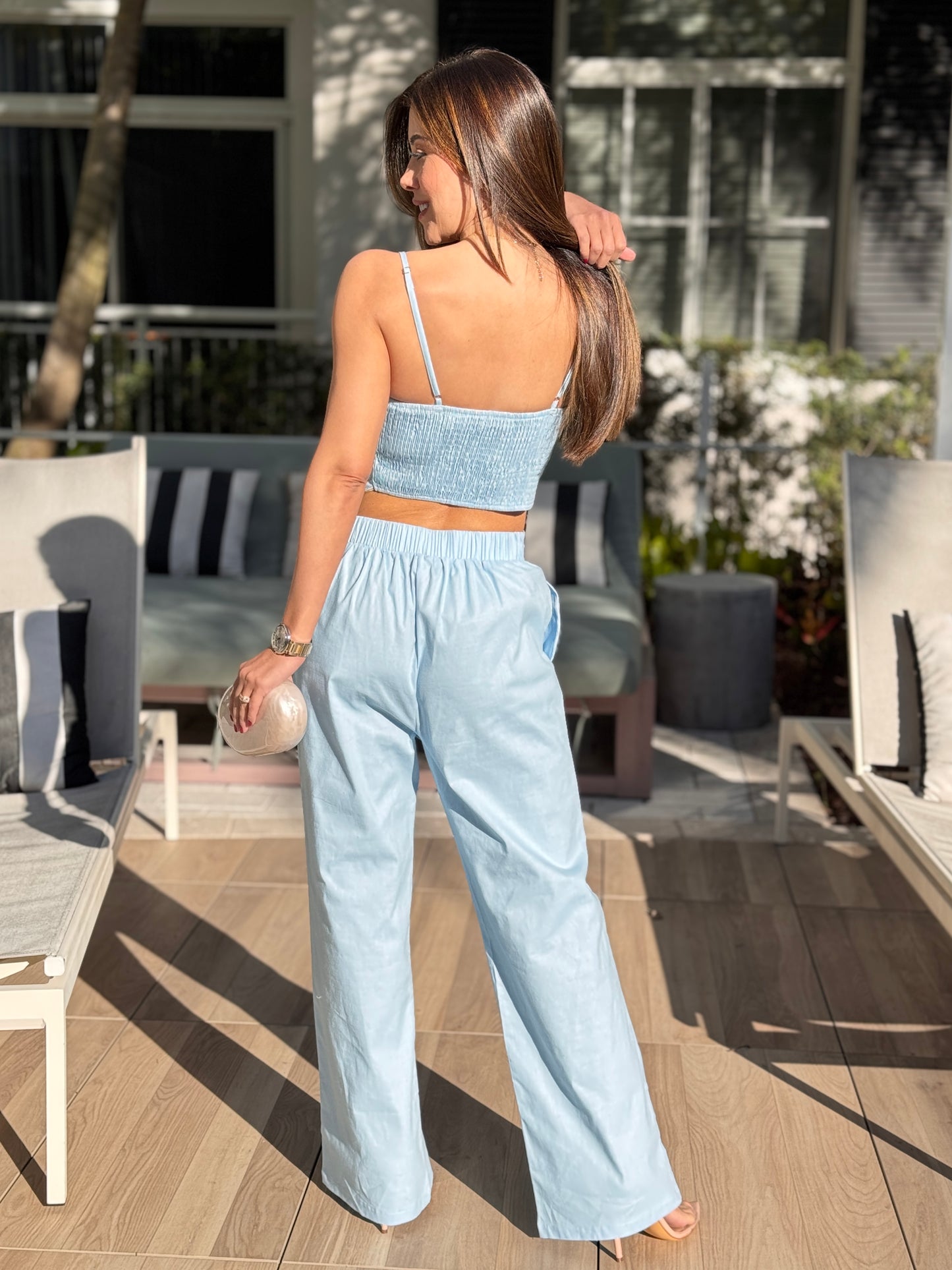 Butterfly Blue Embroidery Cutout Set