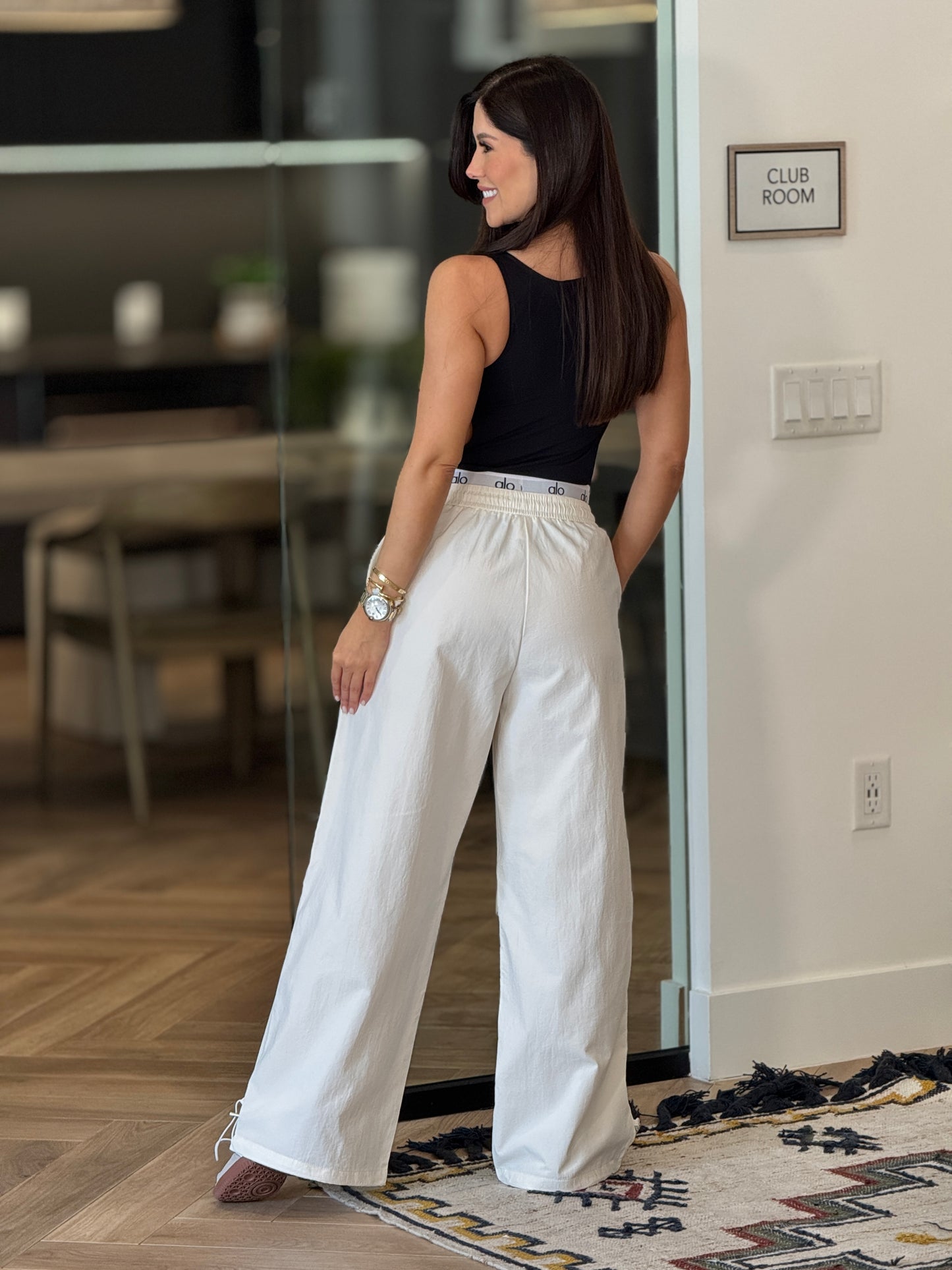 Lalo White Waistband Pants