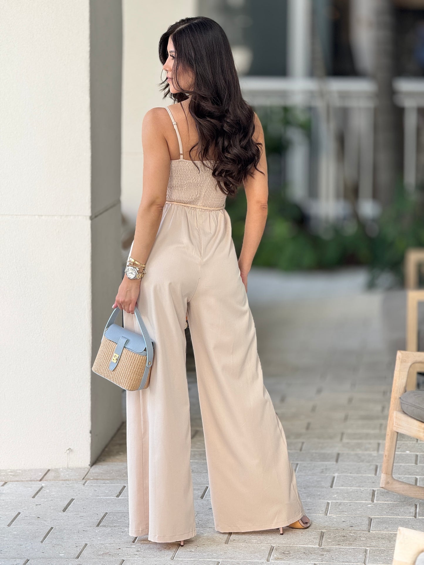 Always Chic Beige Jumpsuit