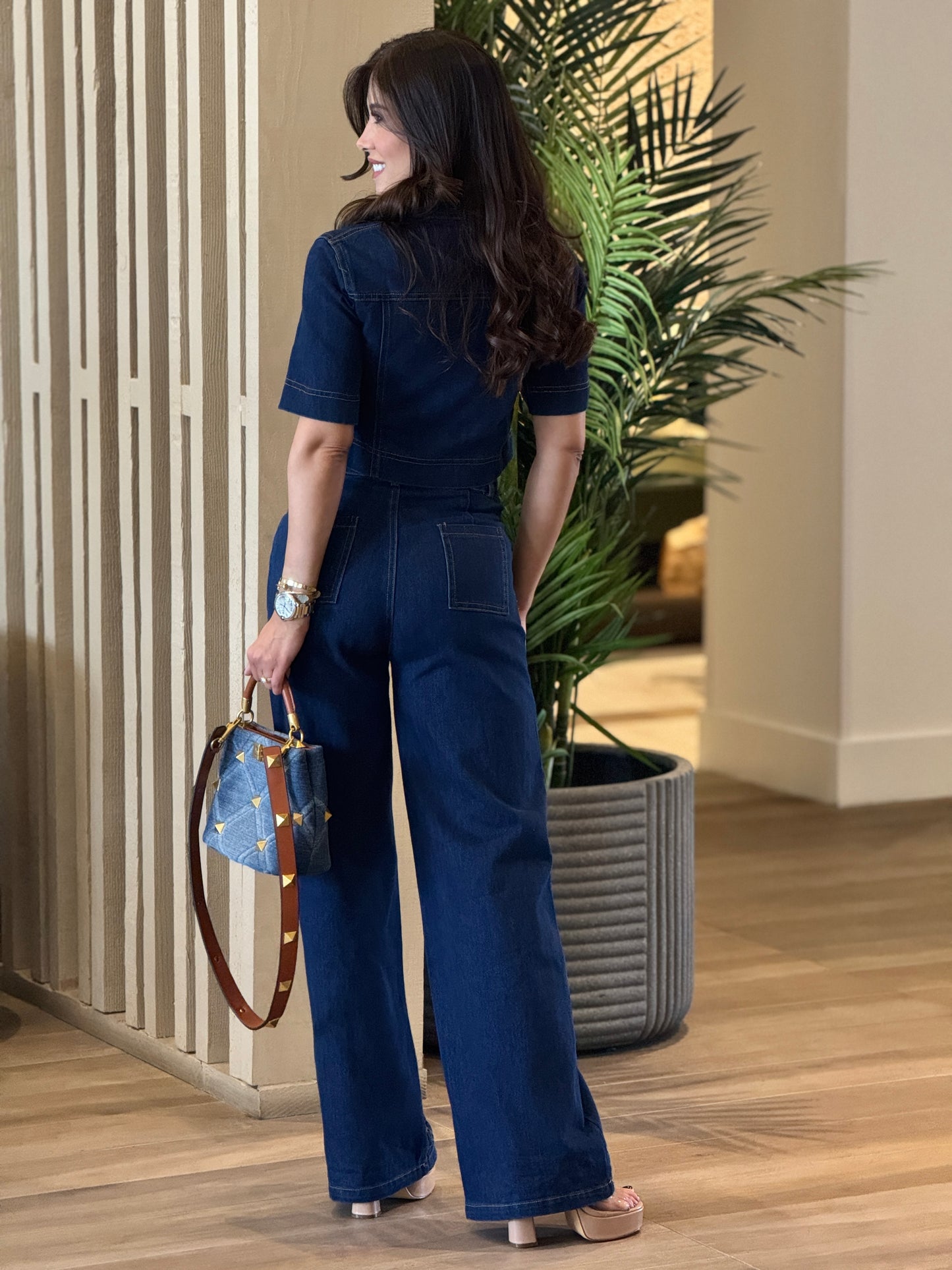 Gaby Denim Jeans+Jacket Set