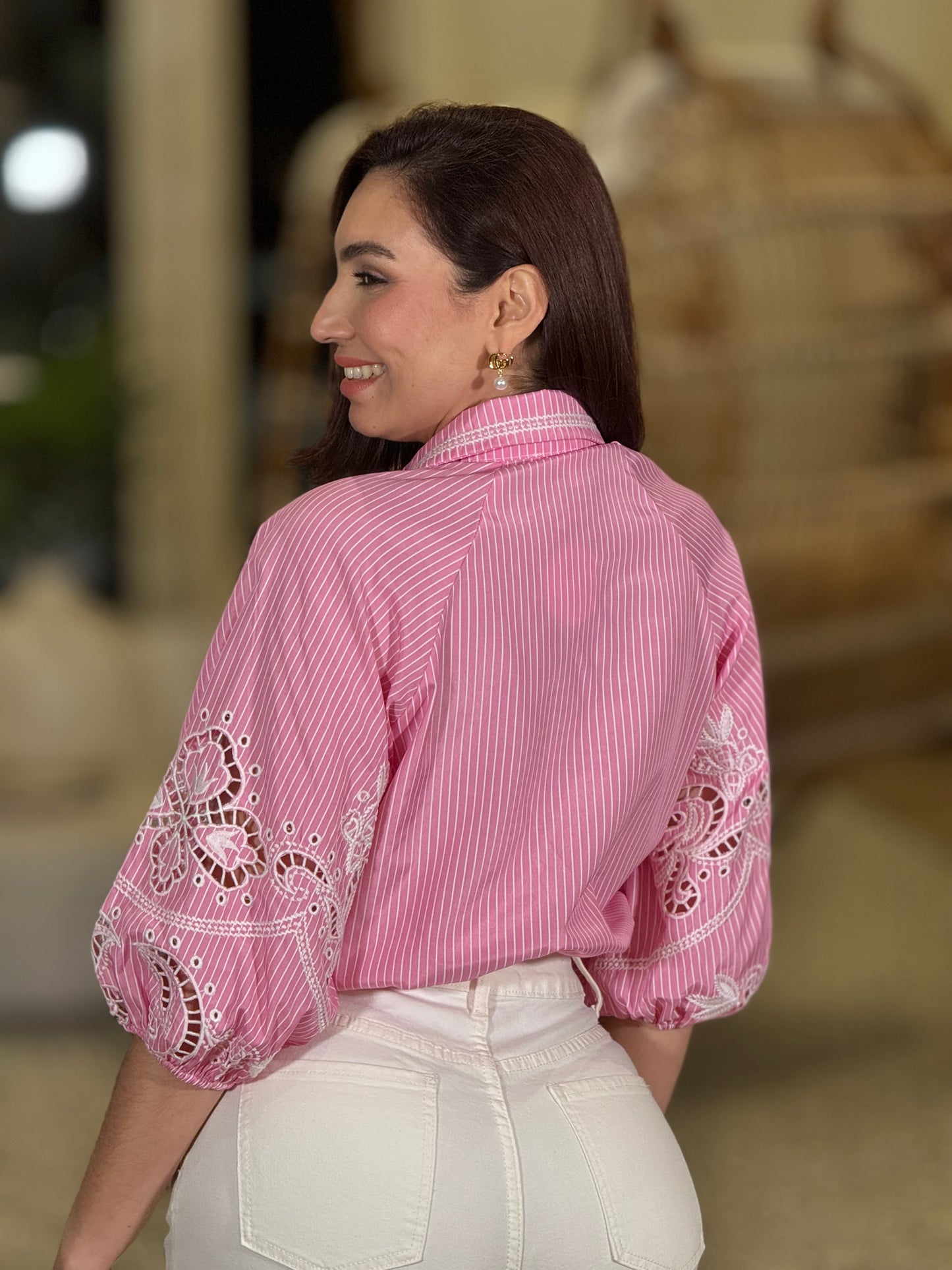 Pastel Pink Link Shirt