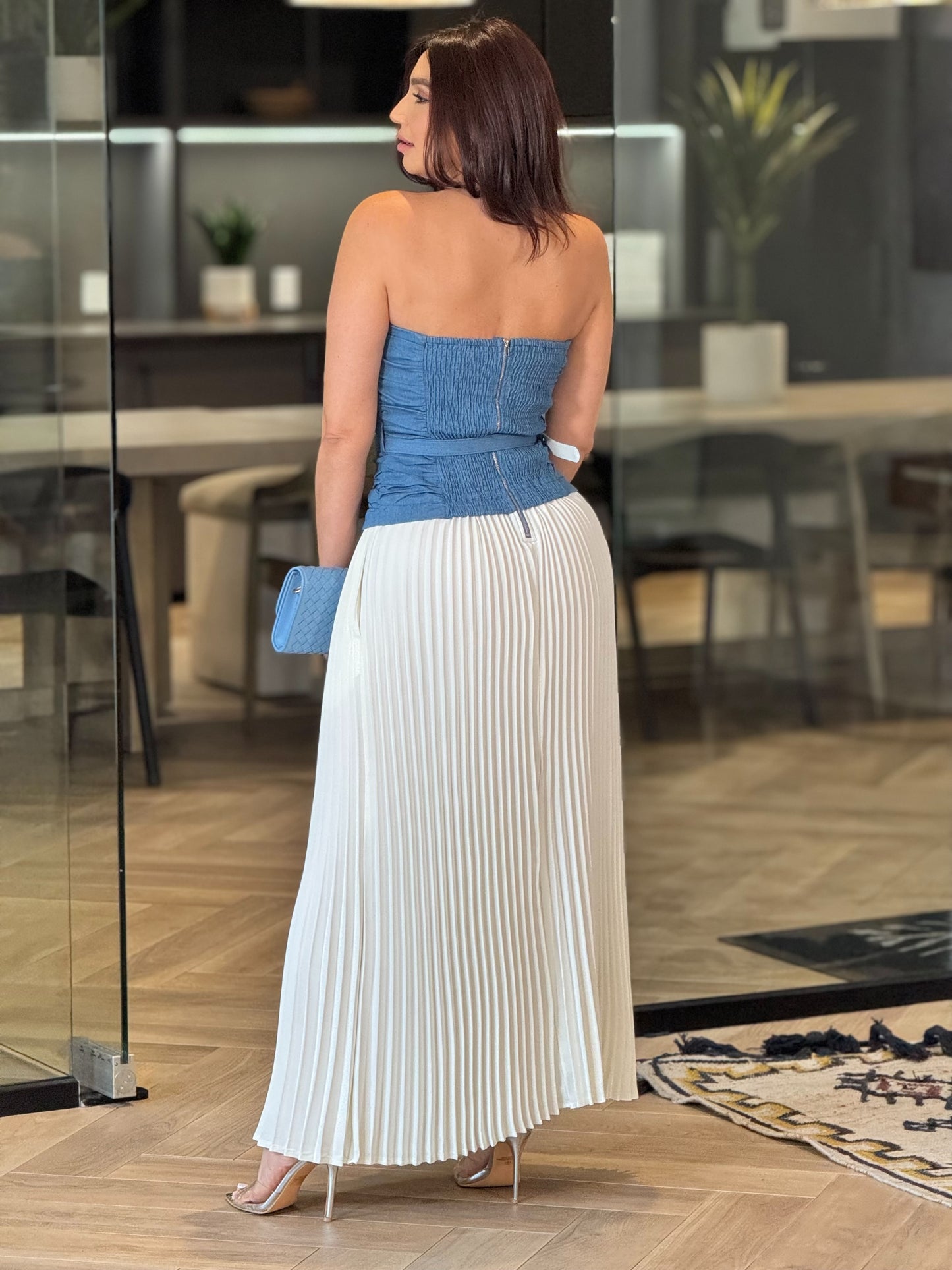 Mulla Denim/Yvory Strapless Dress