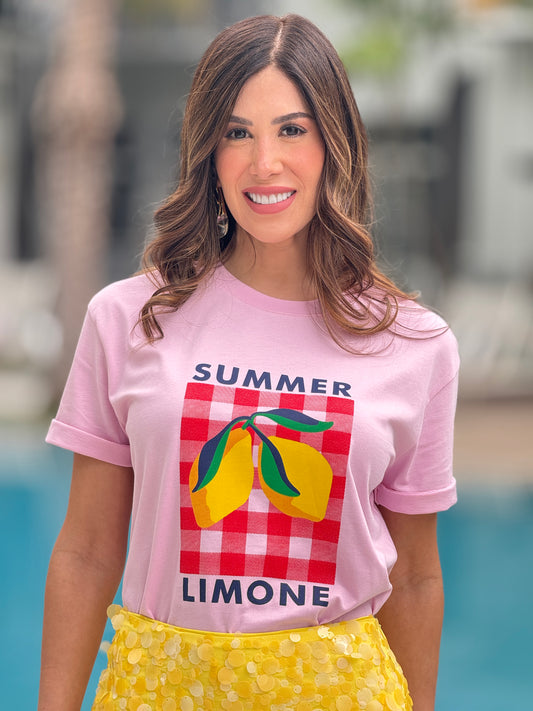 Lemon Summer Pink T-Shirt