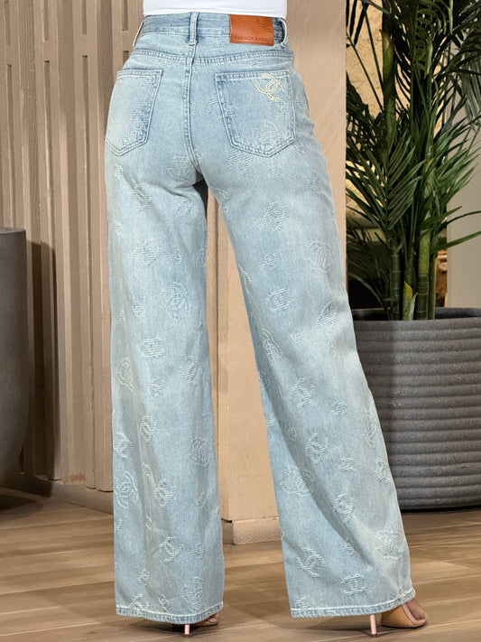 Cece Rose Denim Pants