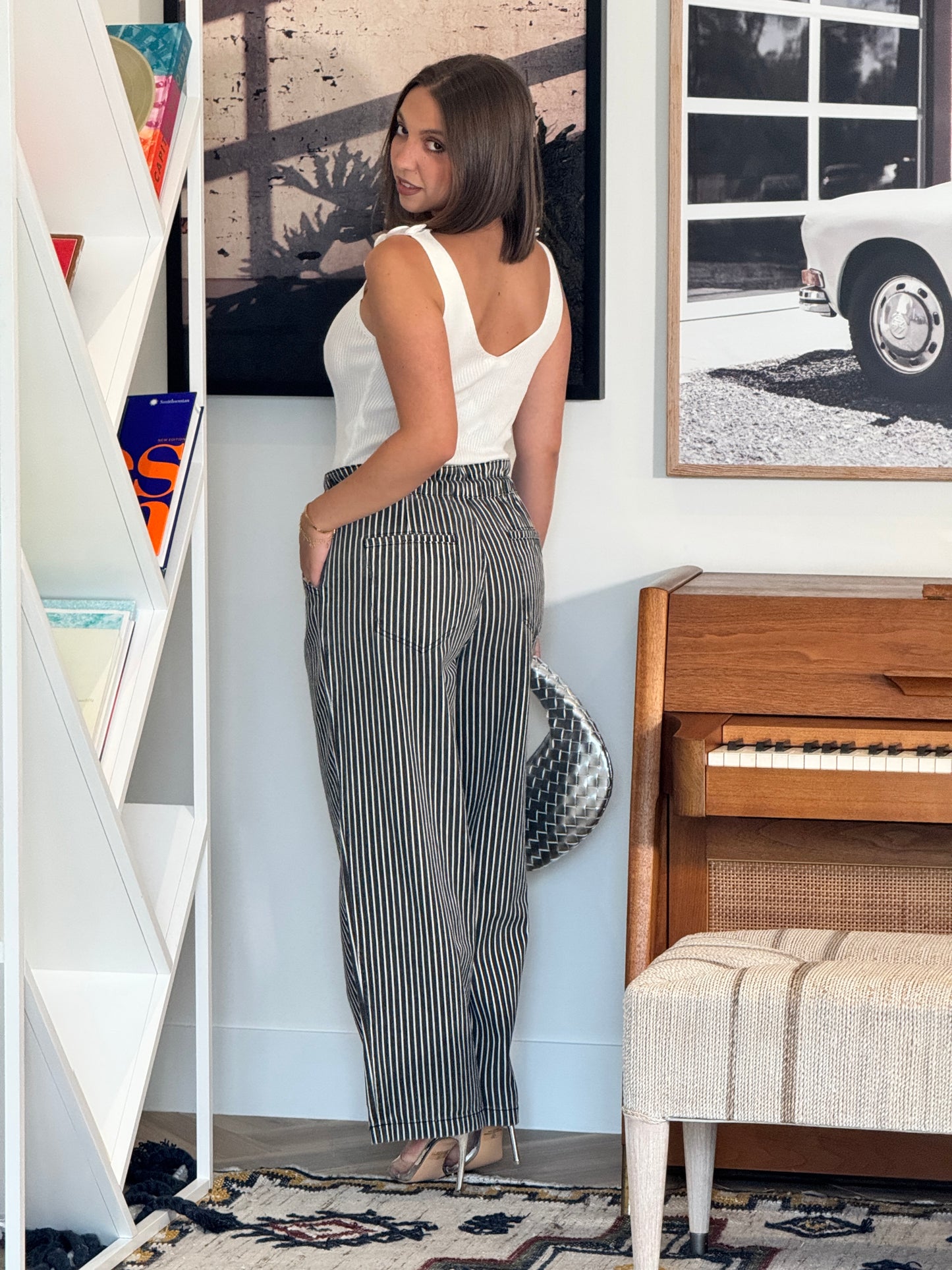 Daisy White 3D Flowers Bodysuit