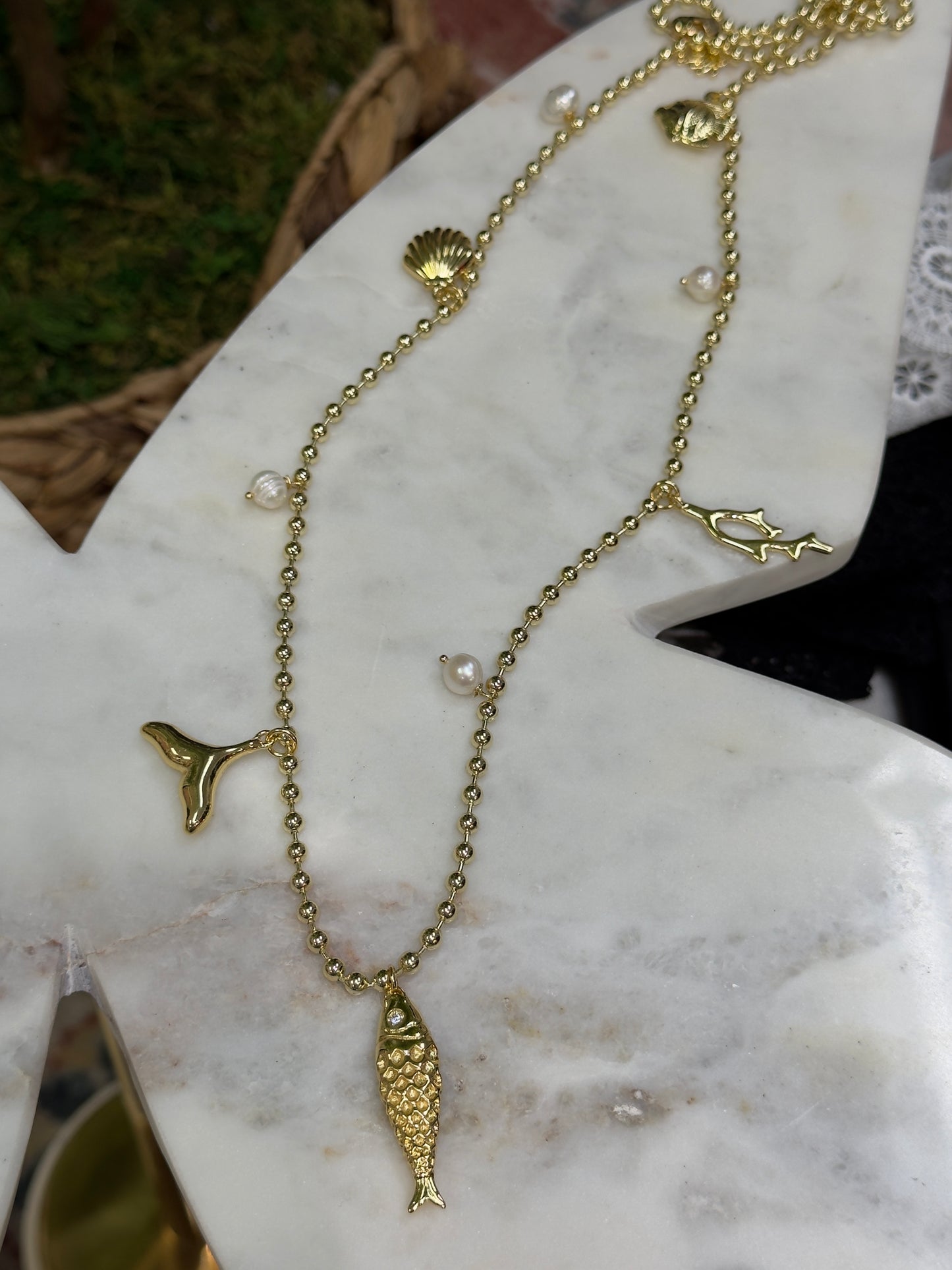 Goldfish Long Necklace