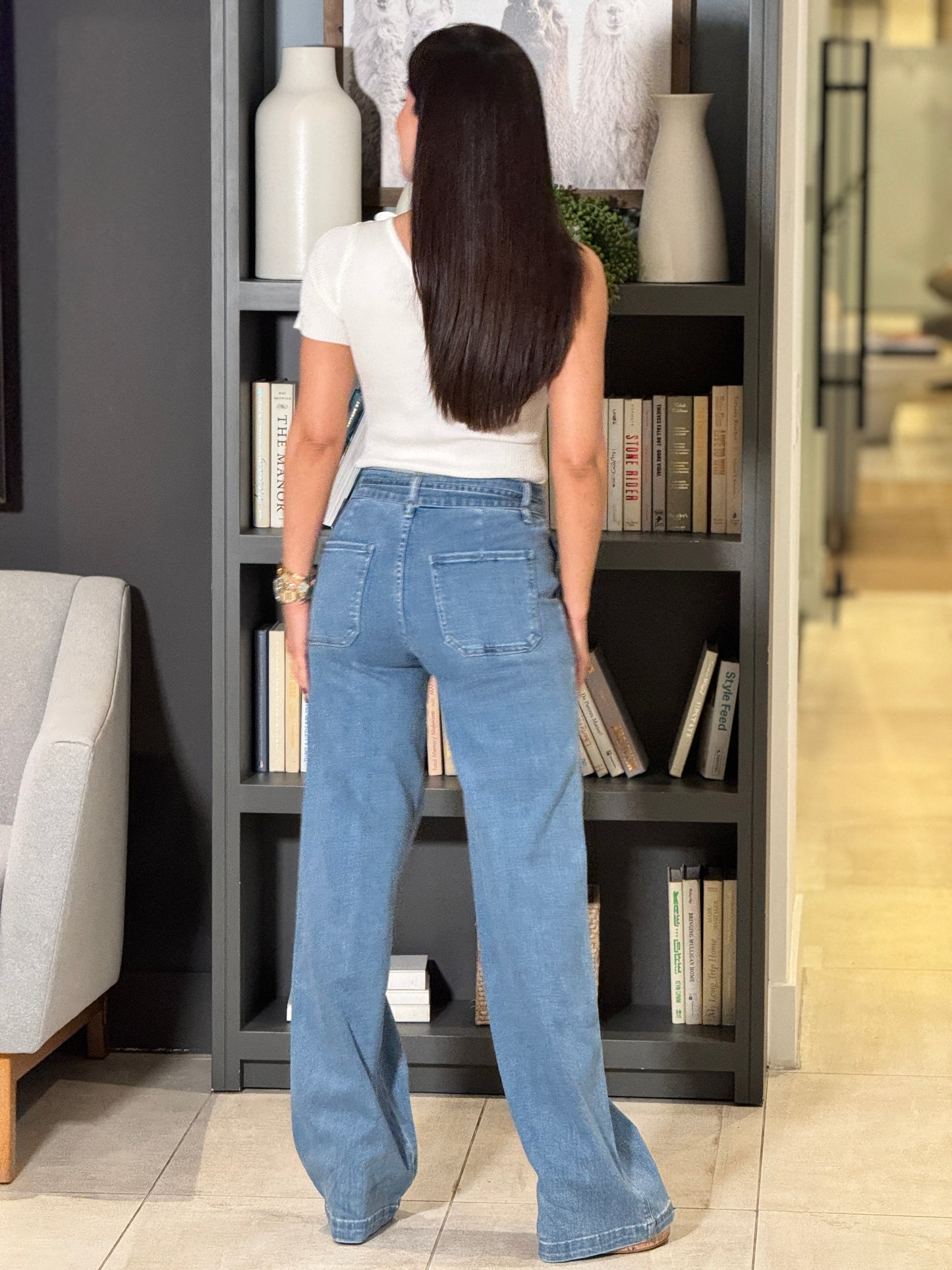 Daisy White 3D Flowers Bodysuit