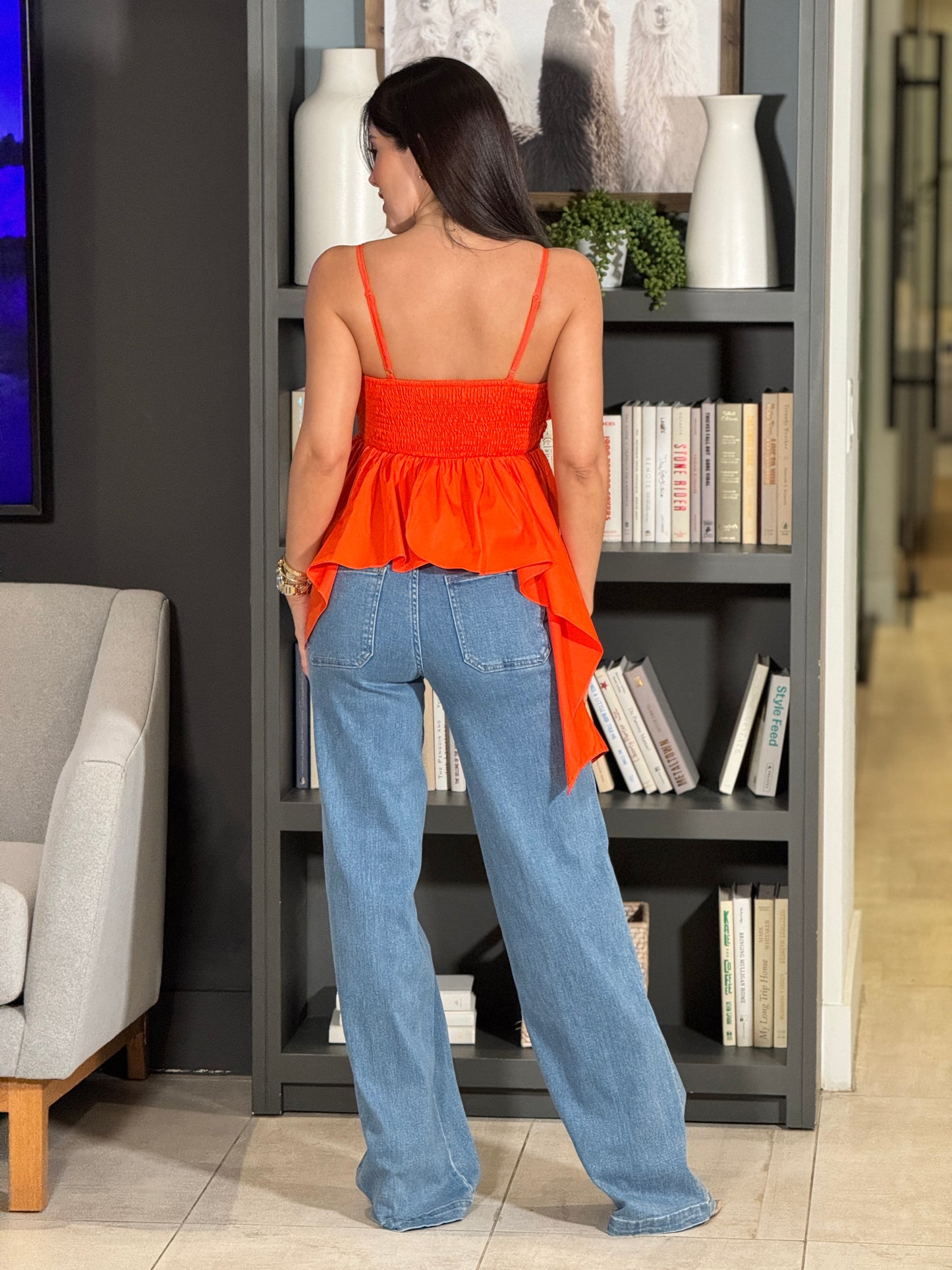 Strut Orange Top