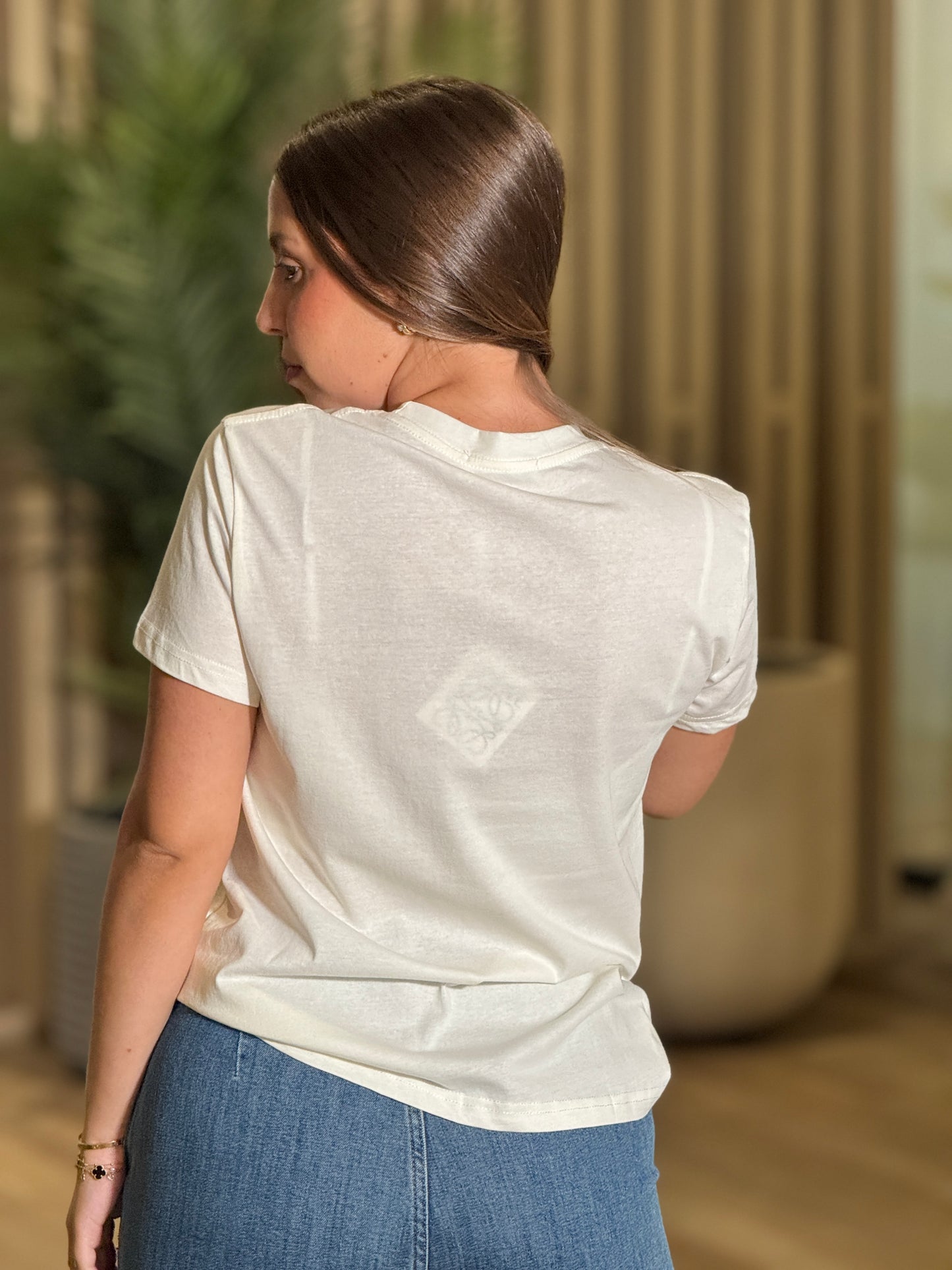 Lore Blue Logo White T-Shirt