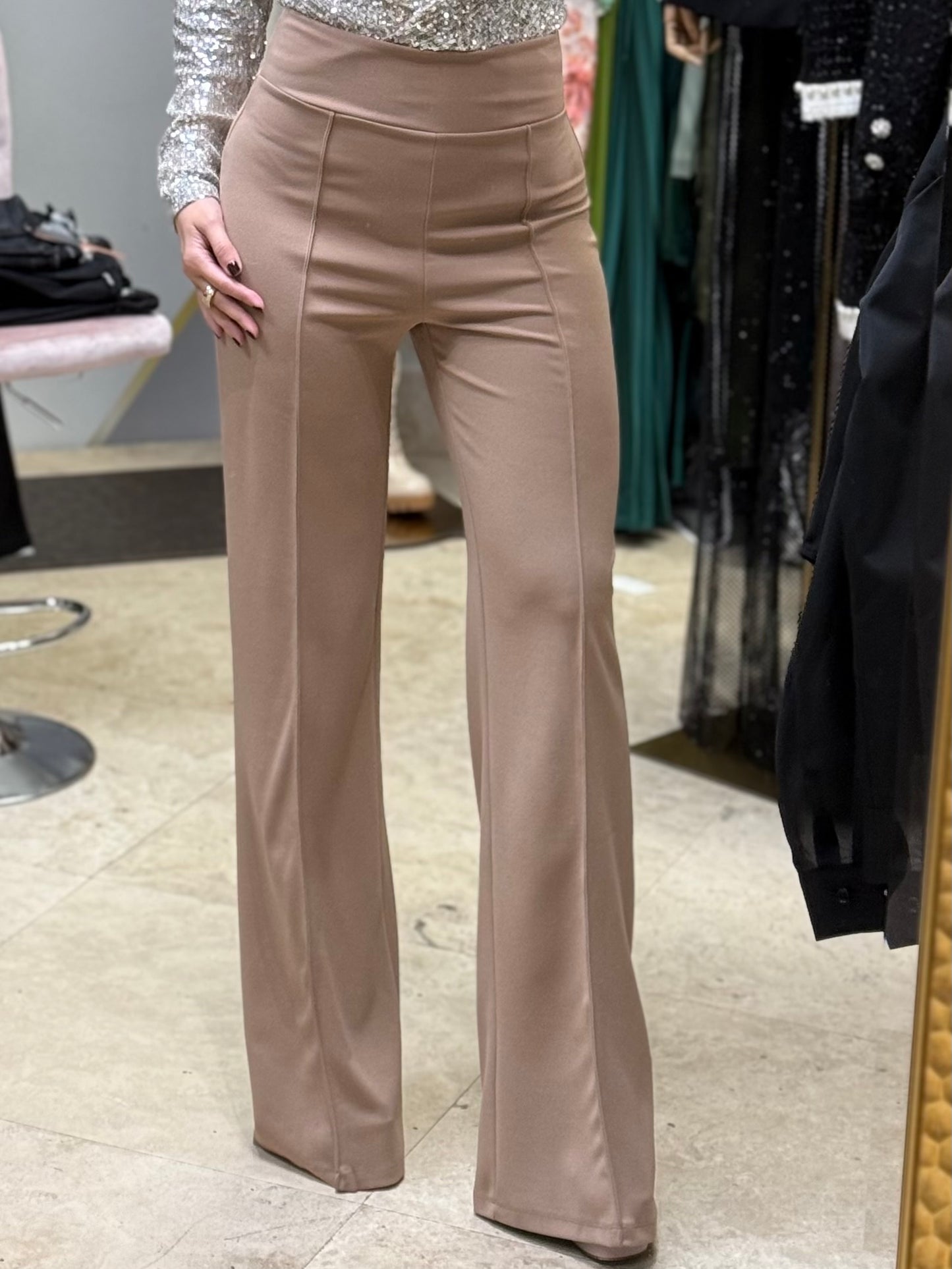 Valerie Beige Valentine Pants