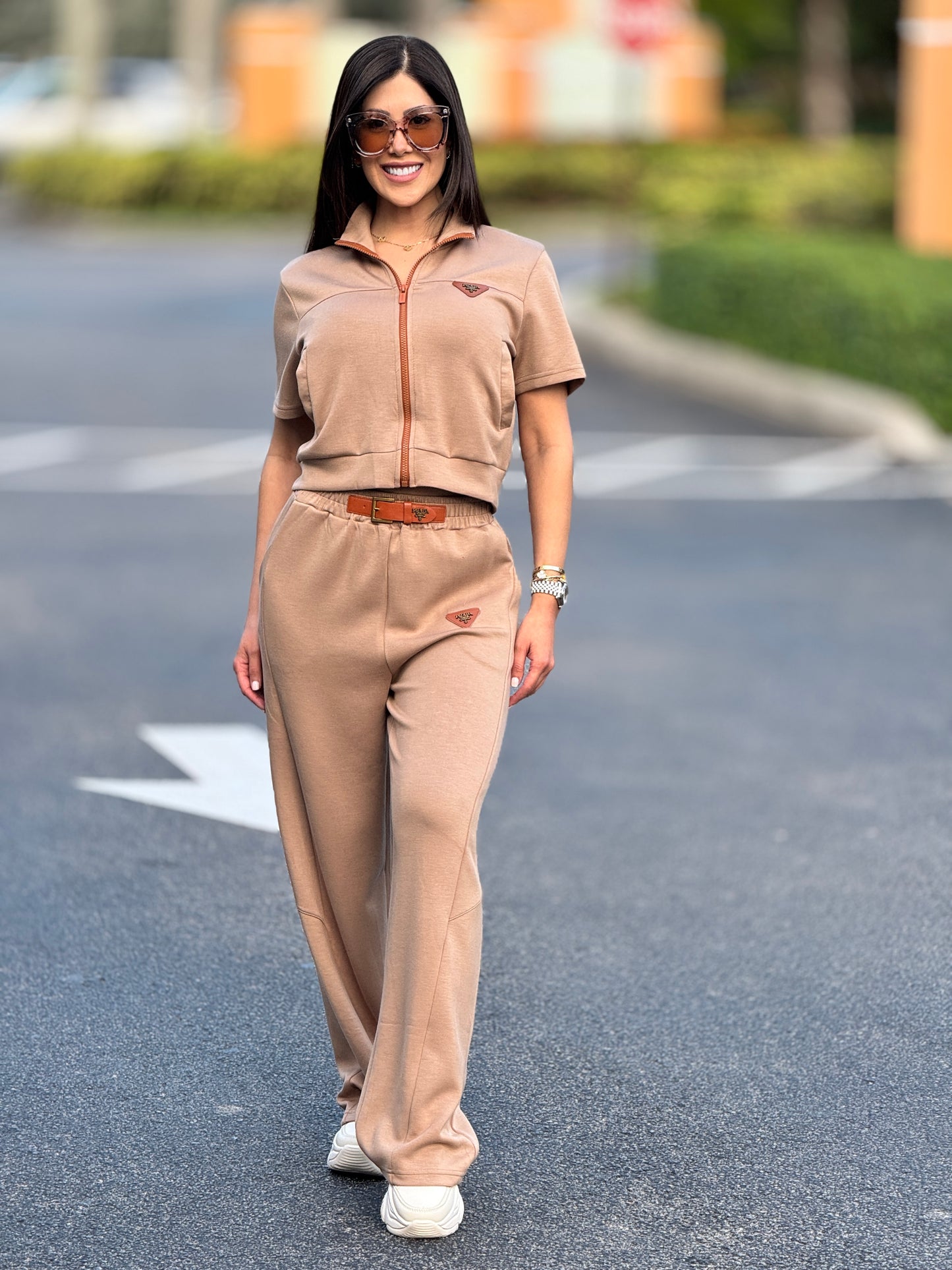 Marfa Beige/Brown Sport Set