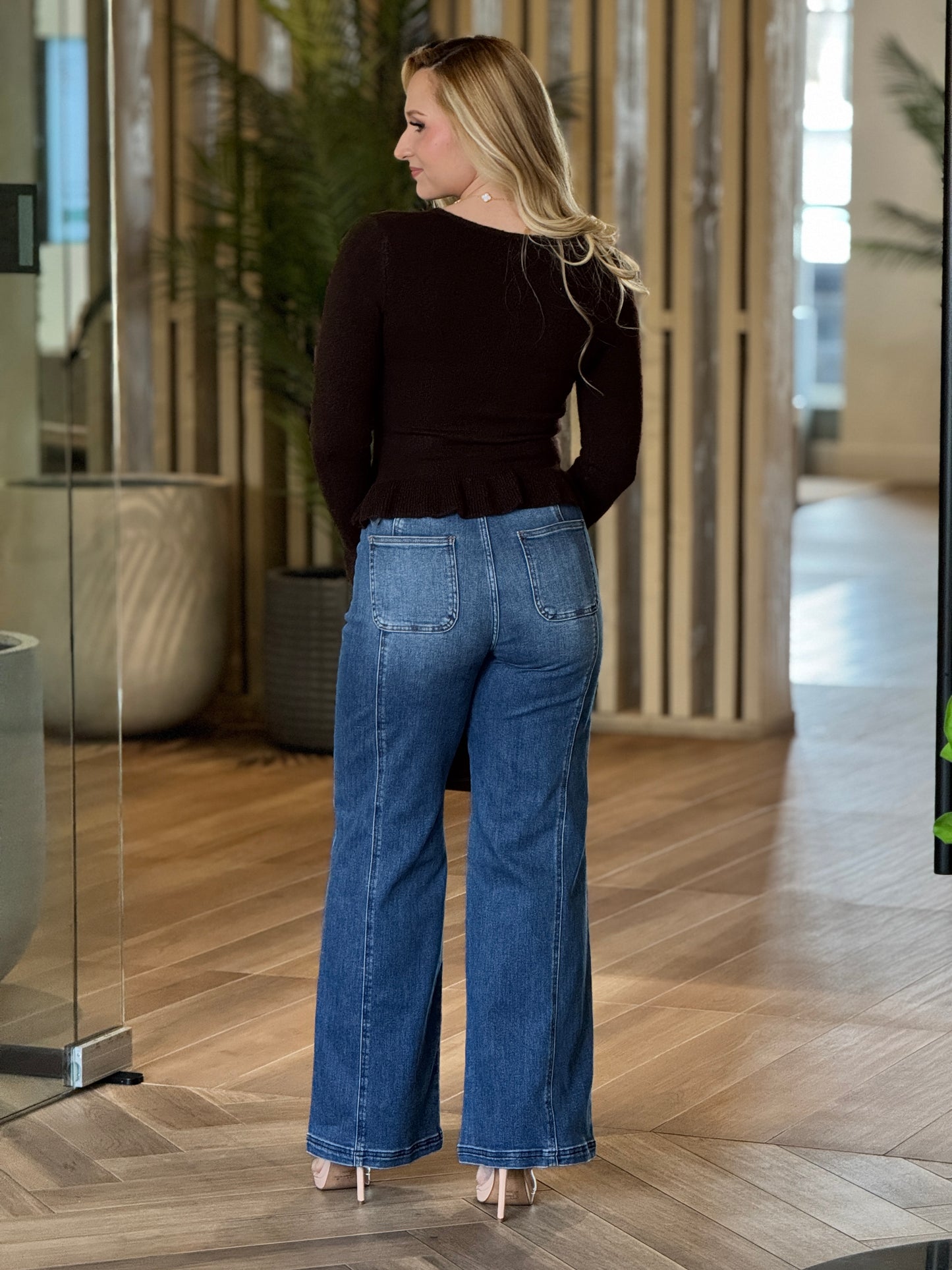 Katerina Brown Knitted Cardigan Top