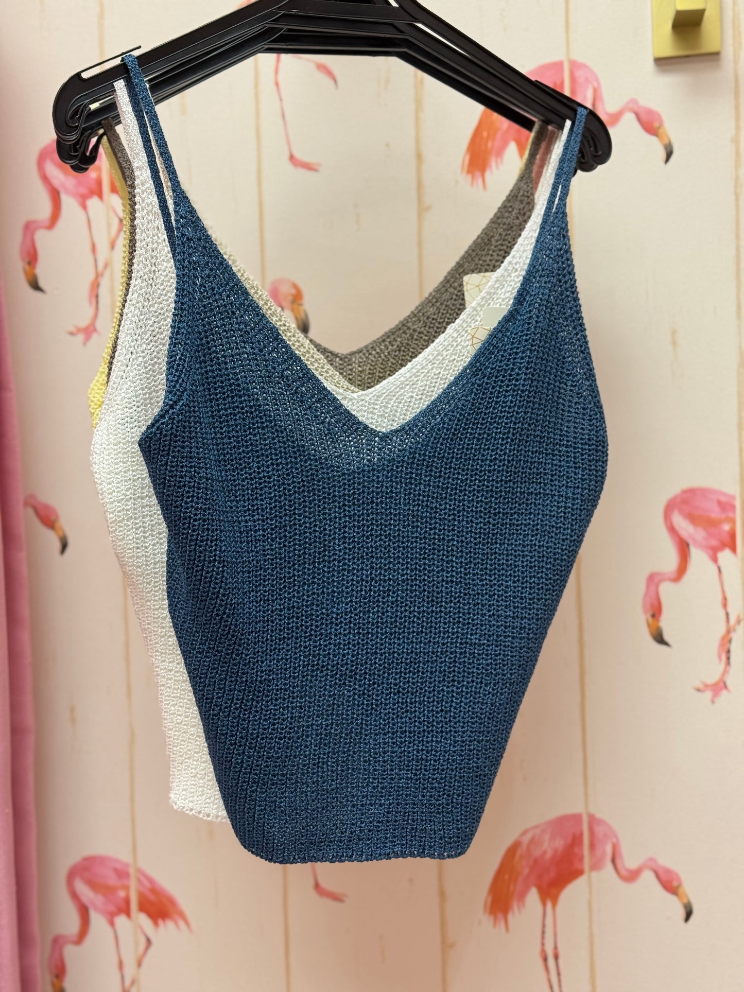 Italian Crochet Tops (Varios colores)
