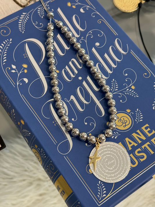 Padre Nuestro Double Tone Necklace