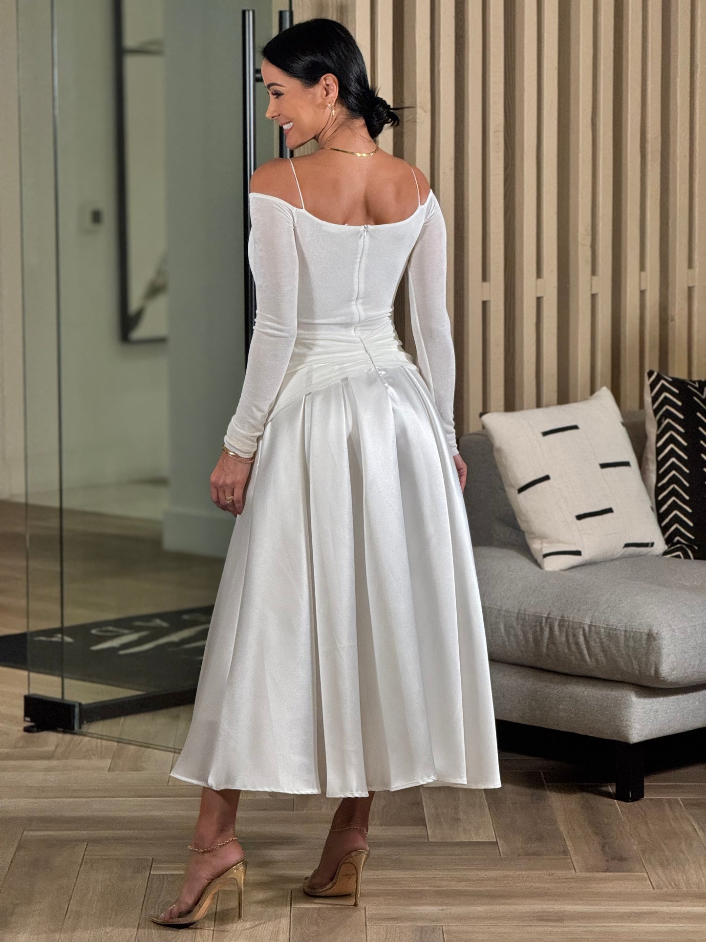 Seoul White Cutout Dress Gala