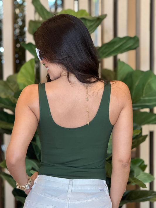 Renata Green Basic Bodysuit