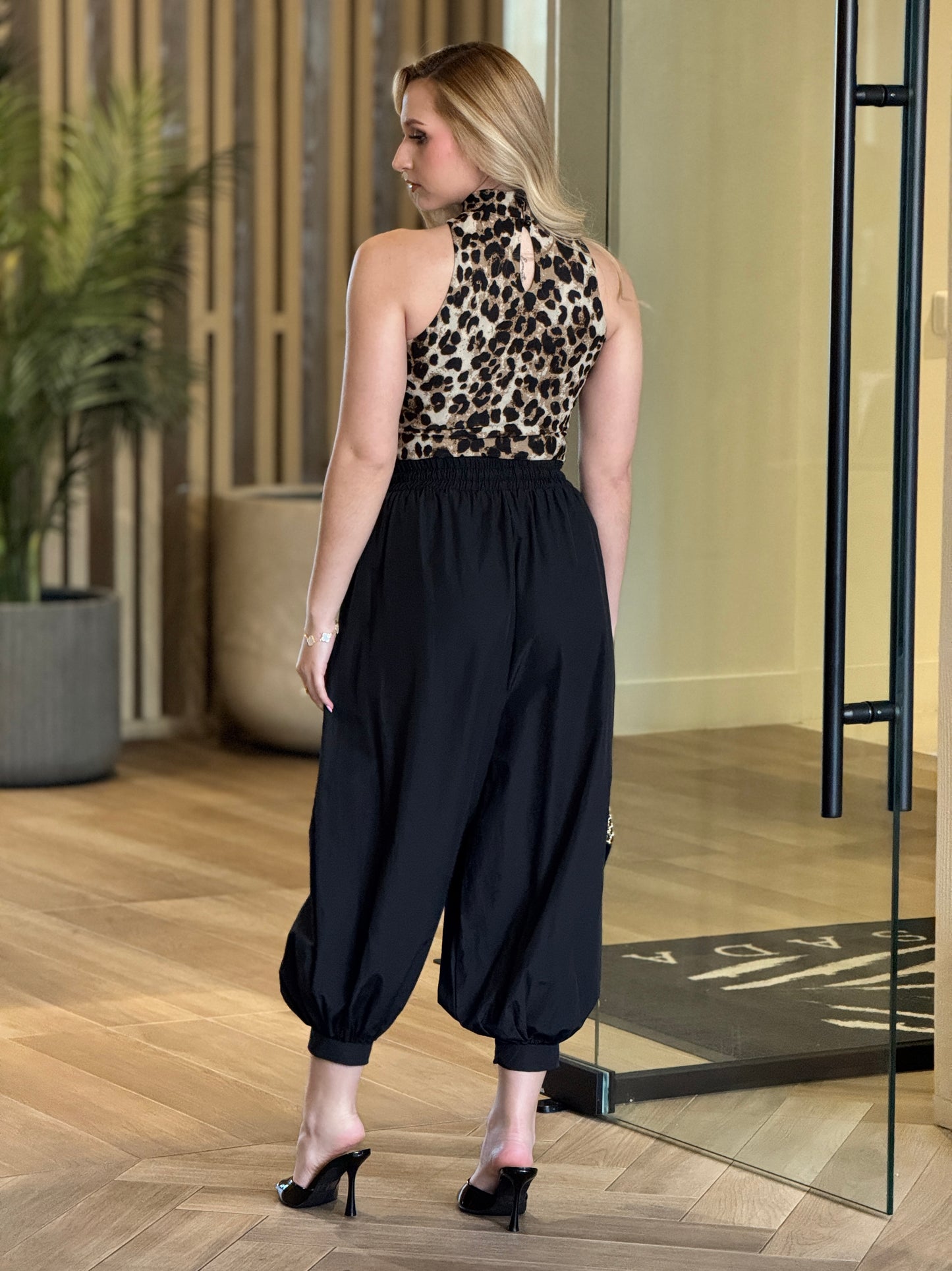 Nelly Black Aladdin Pants