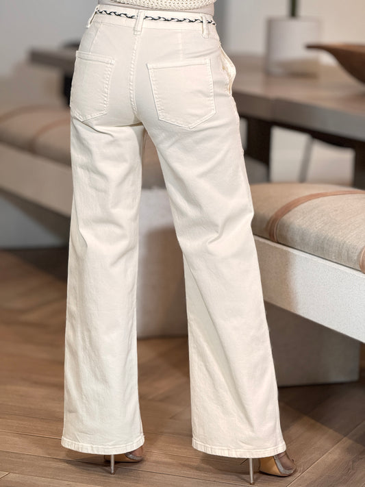 Lizzie Beige Little Scarf Jeans