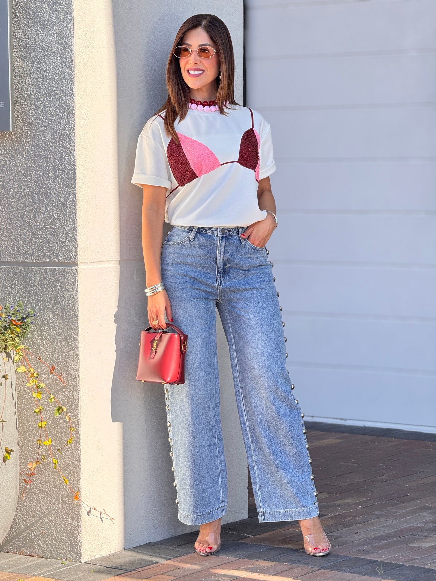 Twelve Denim Spheres Silver Jeans