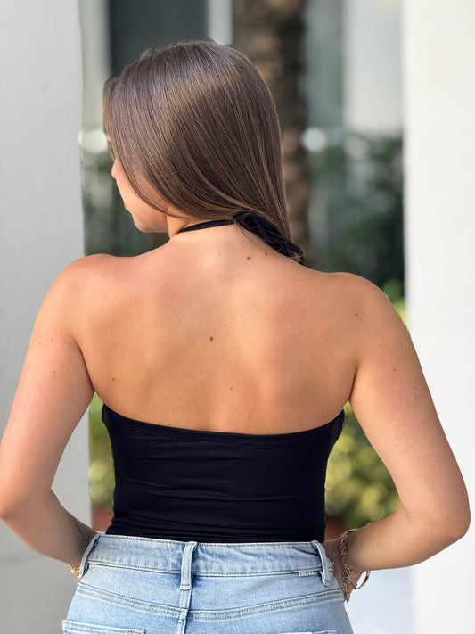 Roma Black Circles Bodysuit