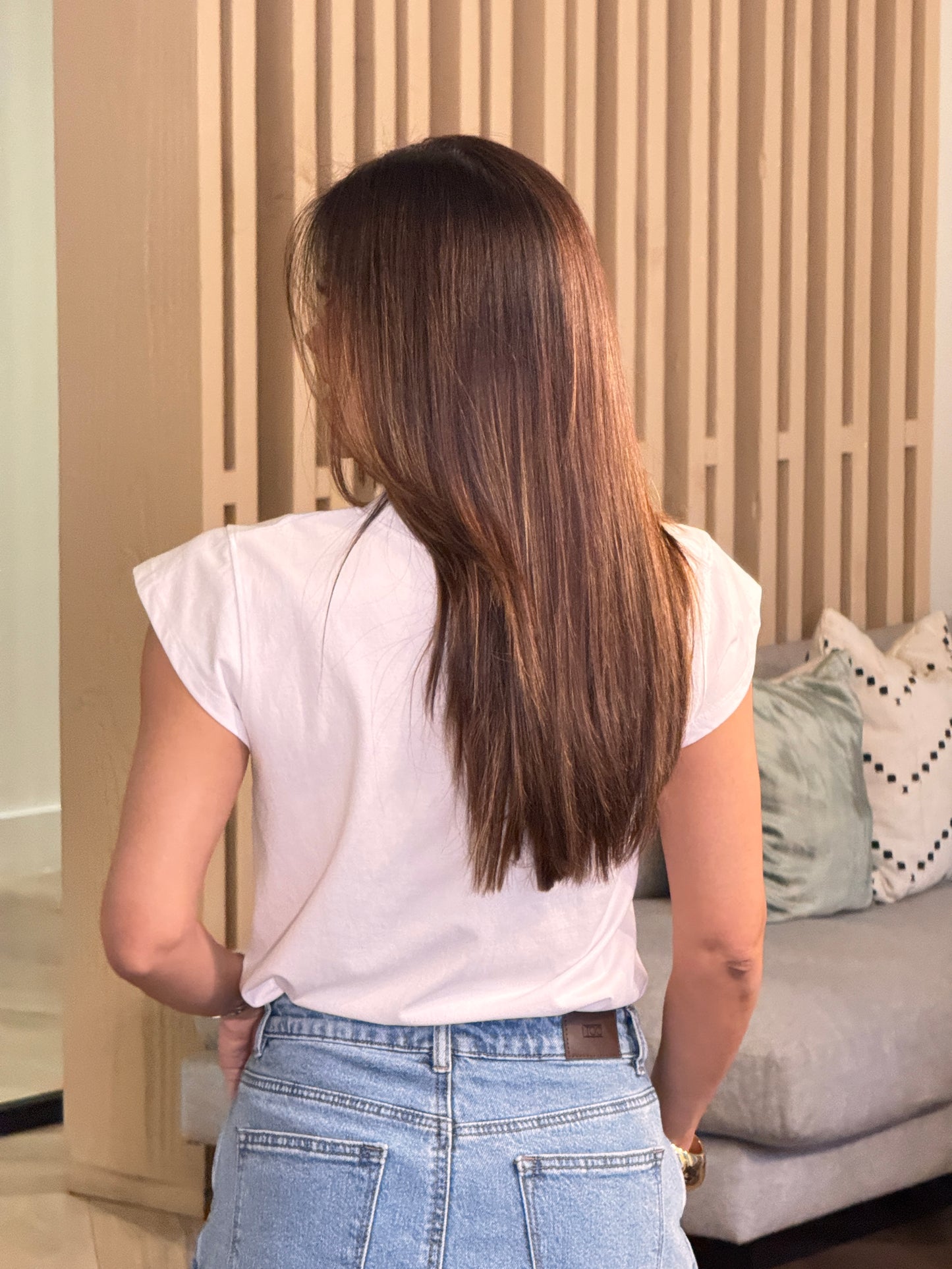 Olivia White Basic T-Shirt
