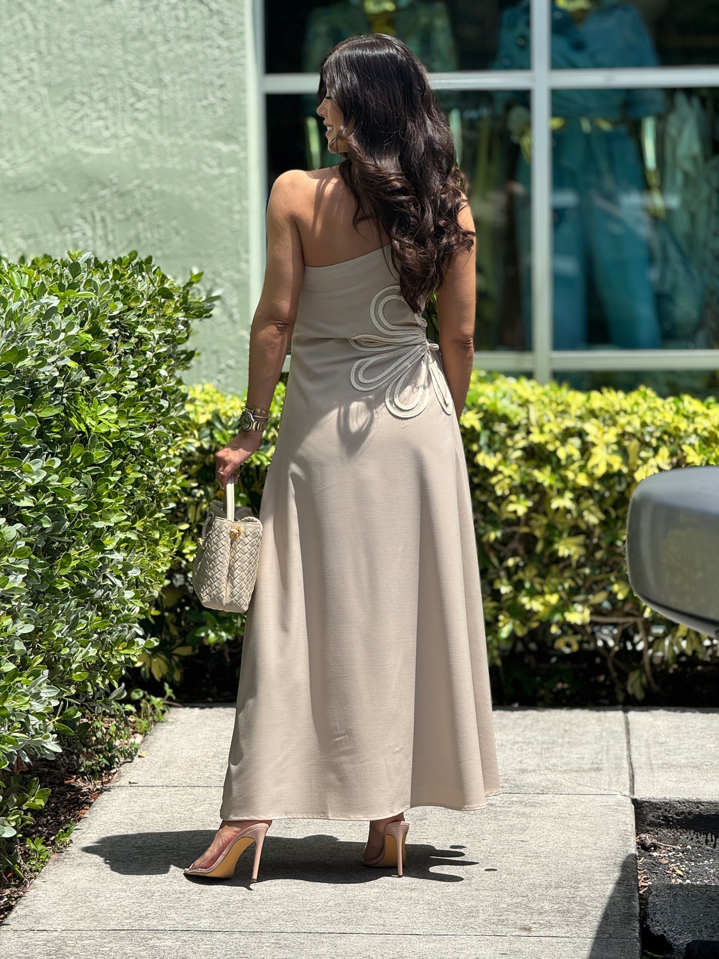 Always Chic Beige Dress