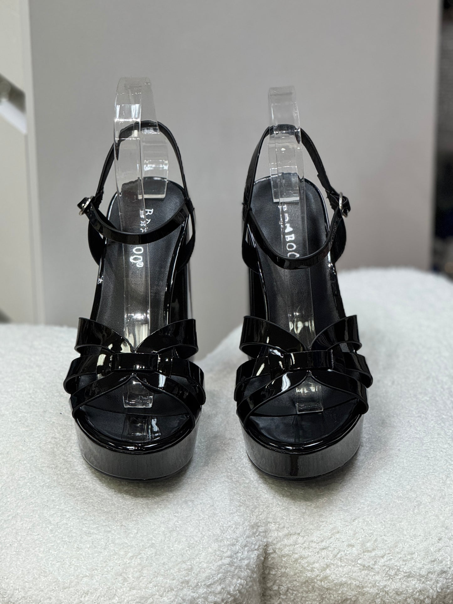 Monika 31 Black Patent Sandals