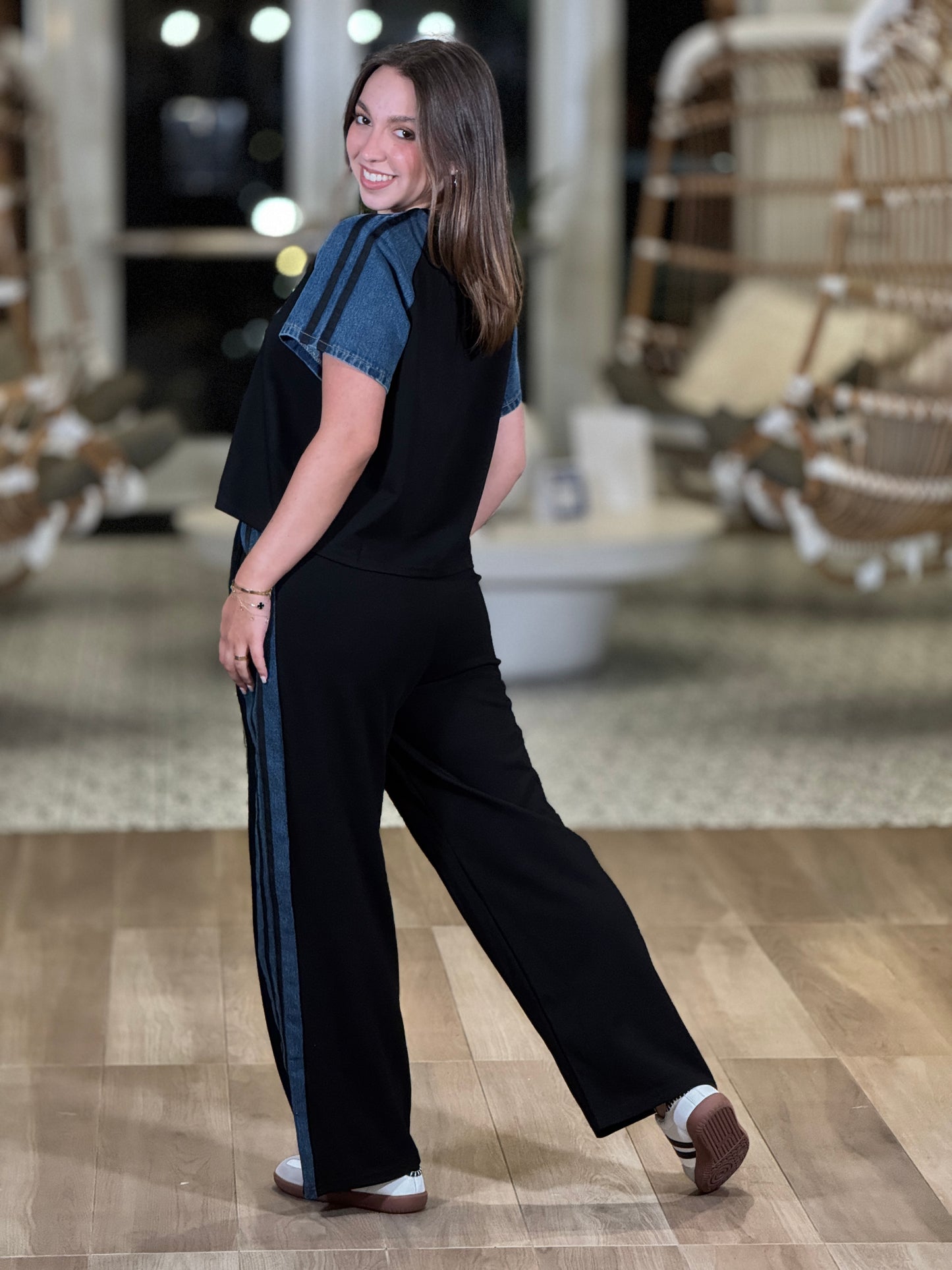 Victory Black/Denim Sport Set