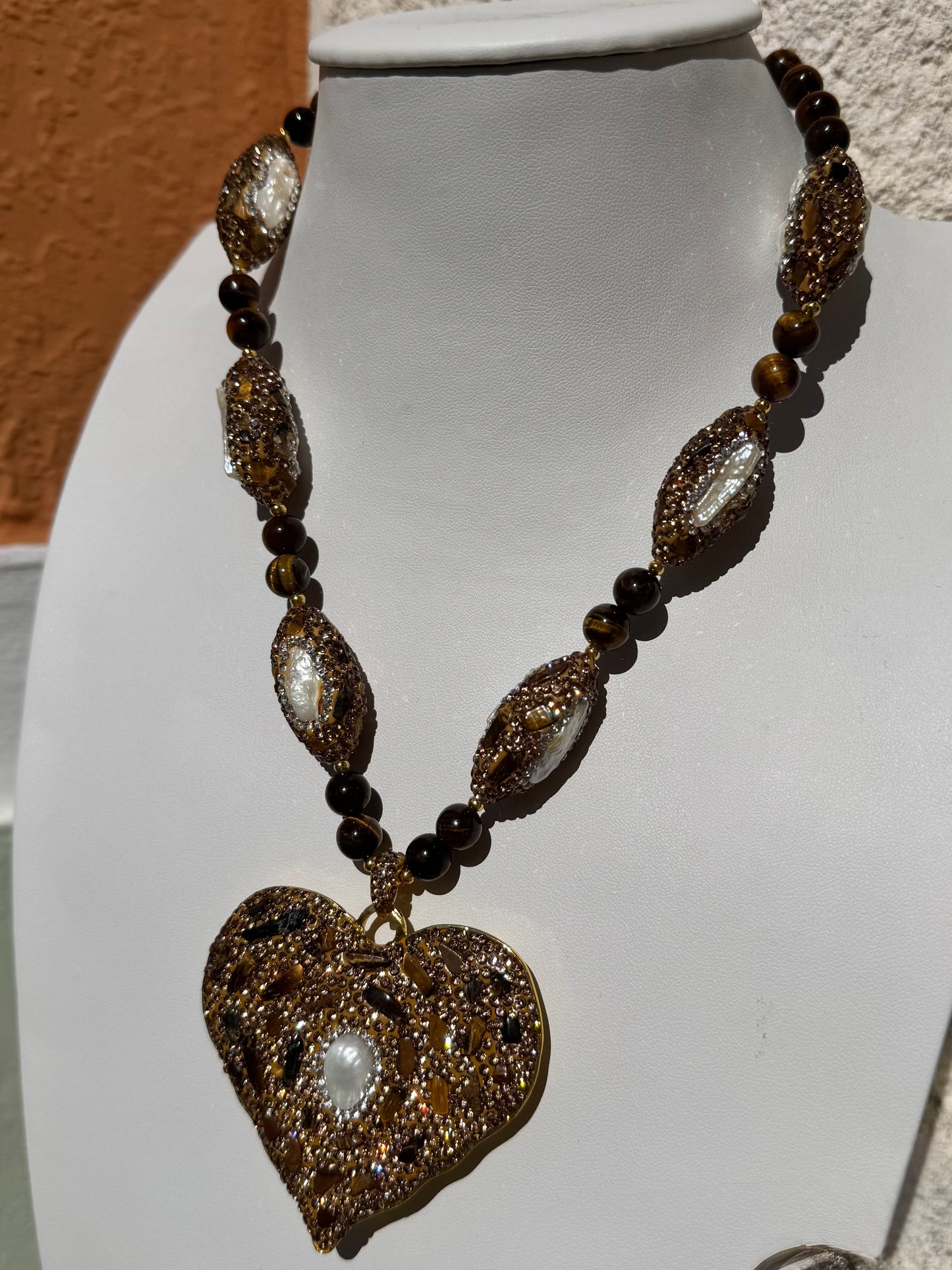 Heart of Pearl Necklace