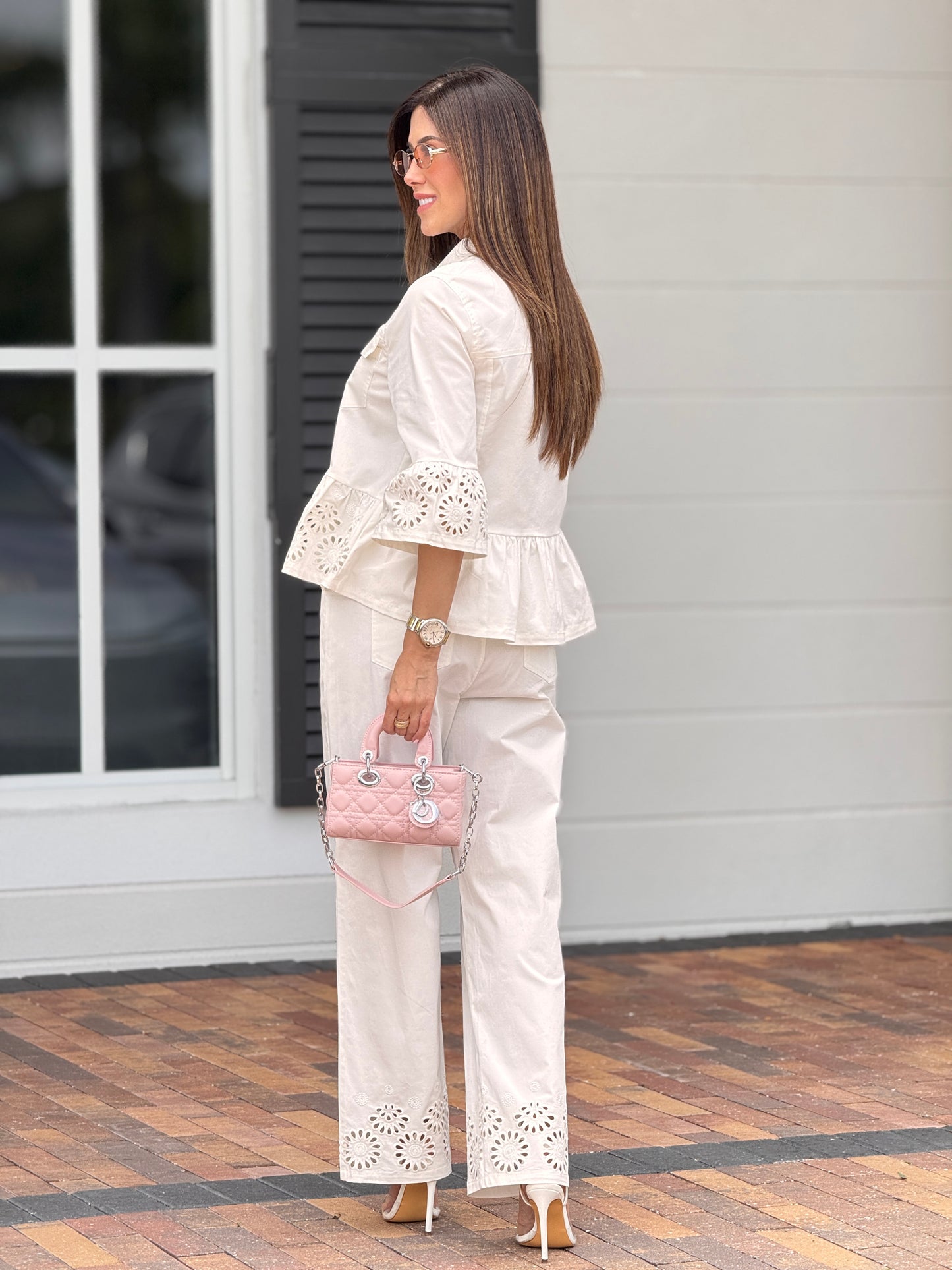 Lalavon Off White Embroidey Set