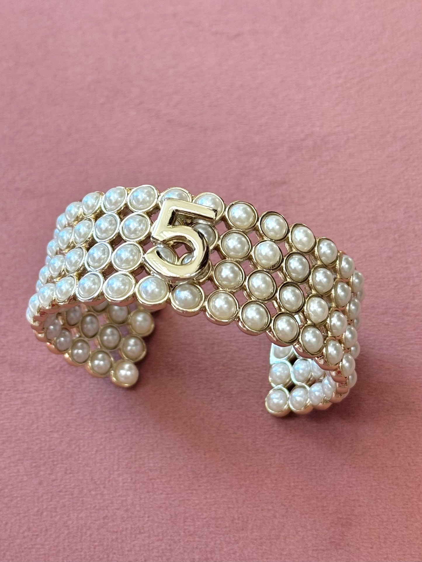 The Number 5 Pearls Bracelet