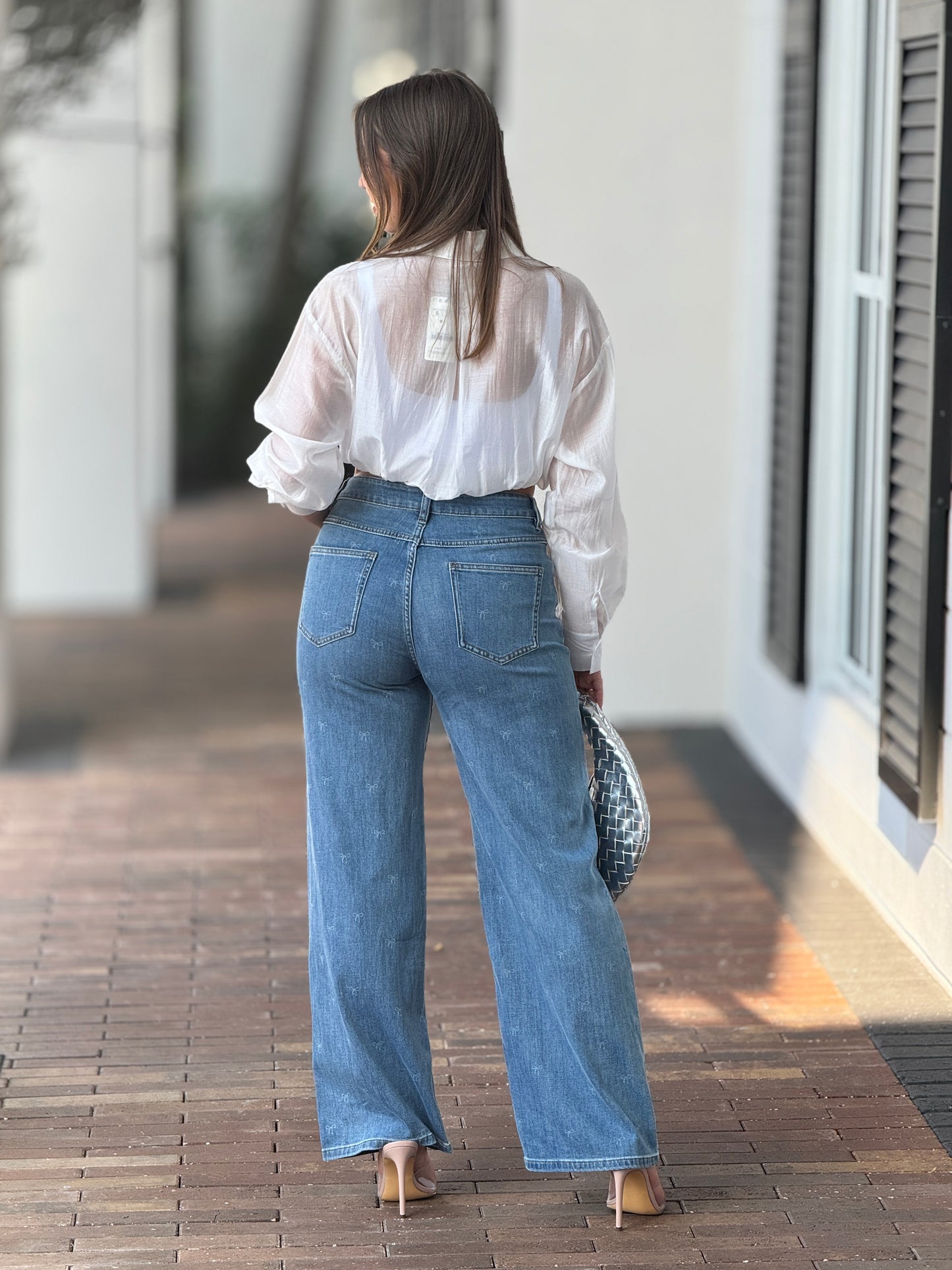 The Bows &Pearls Jeans