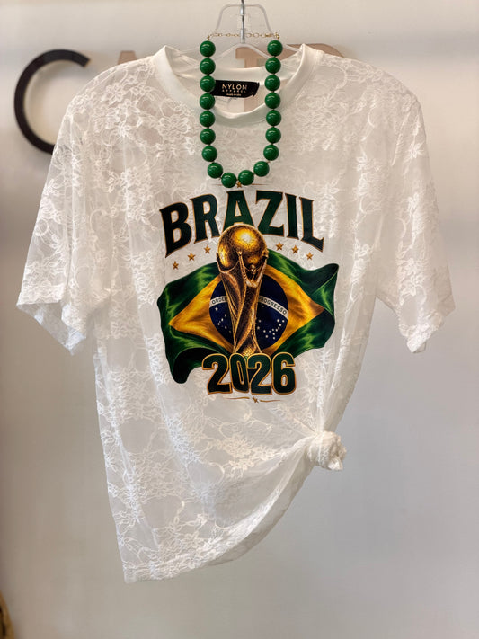 Brazil Lace T-Shirt