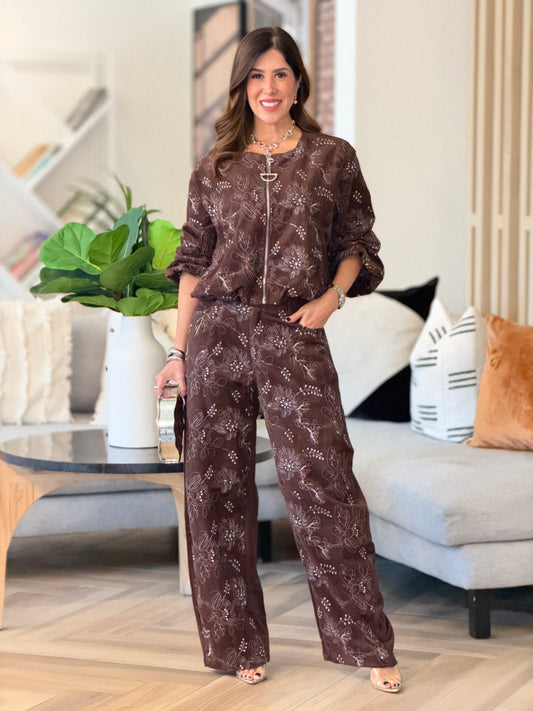 5039 More Brown Embro Set