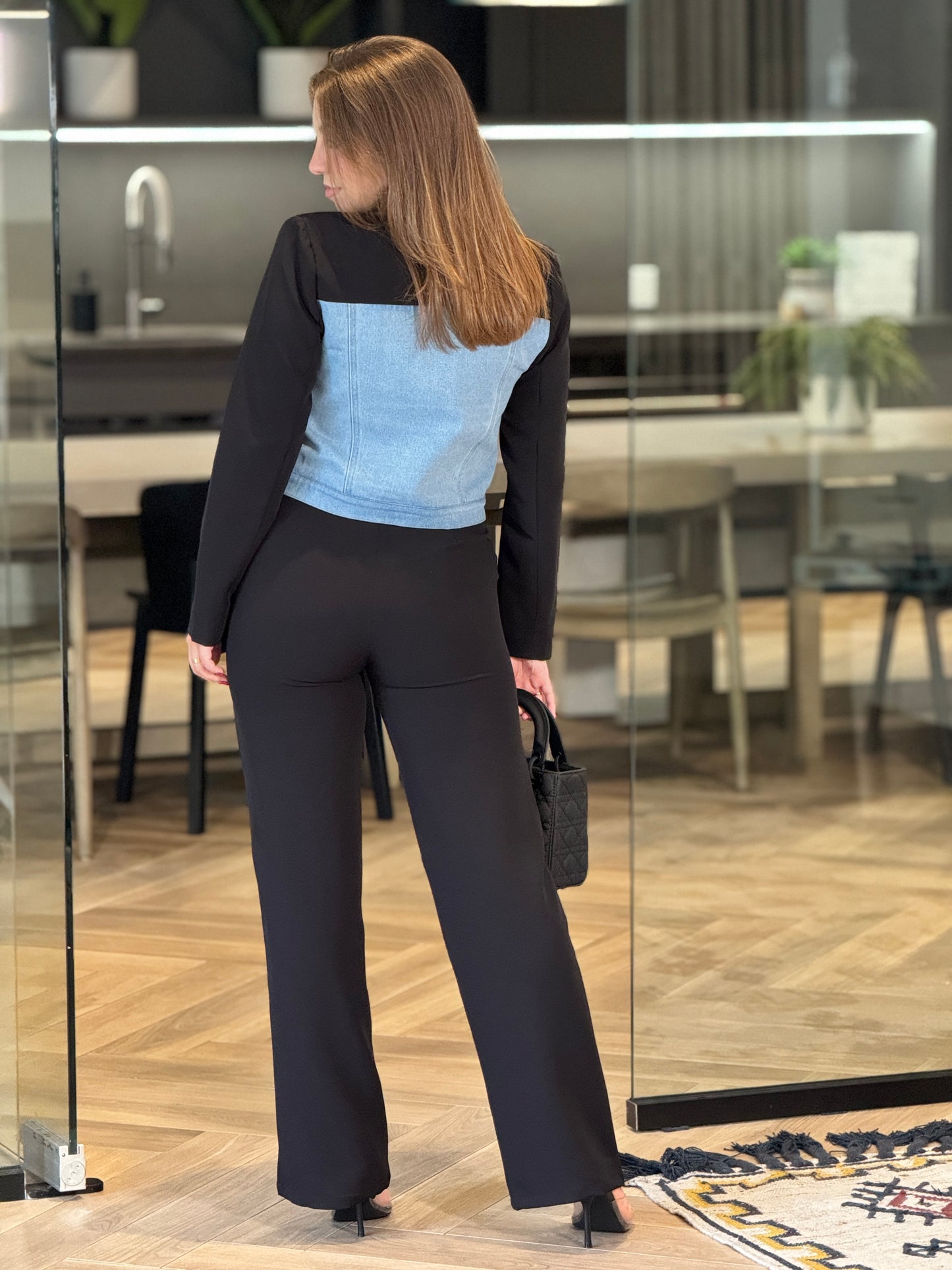 Riviera Black/Denim Set