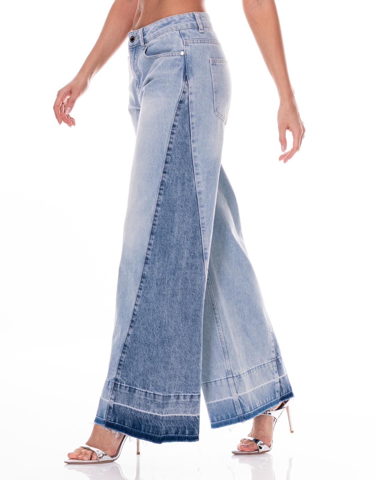 Gaia Double Denim Jeans