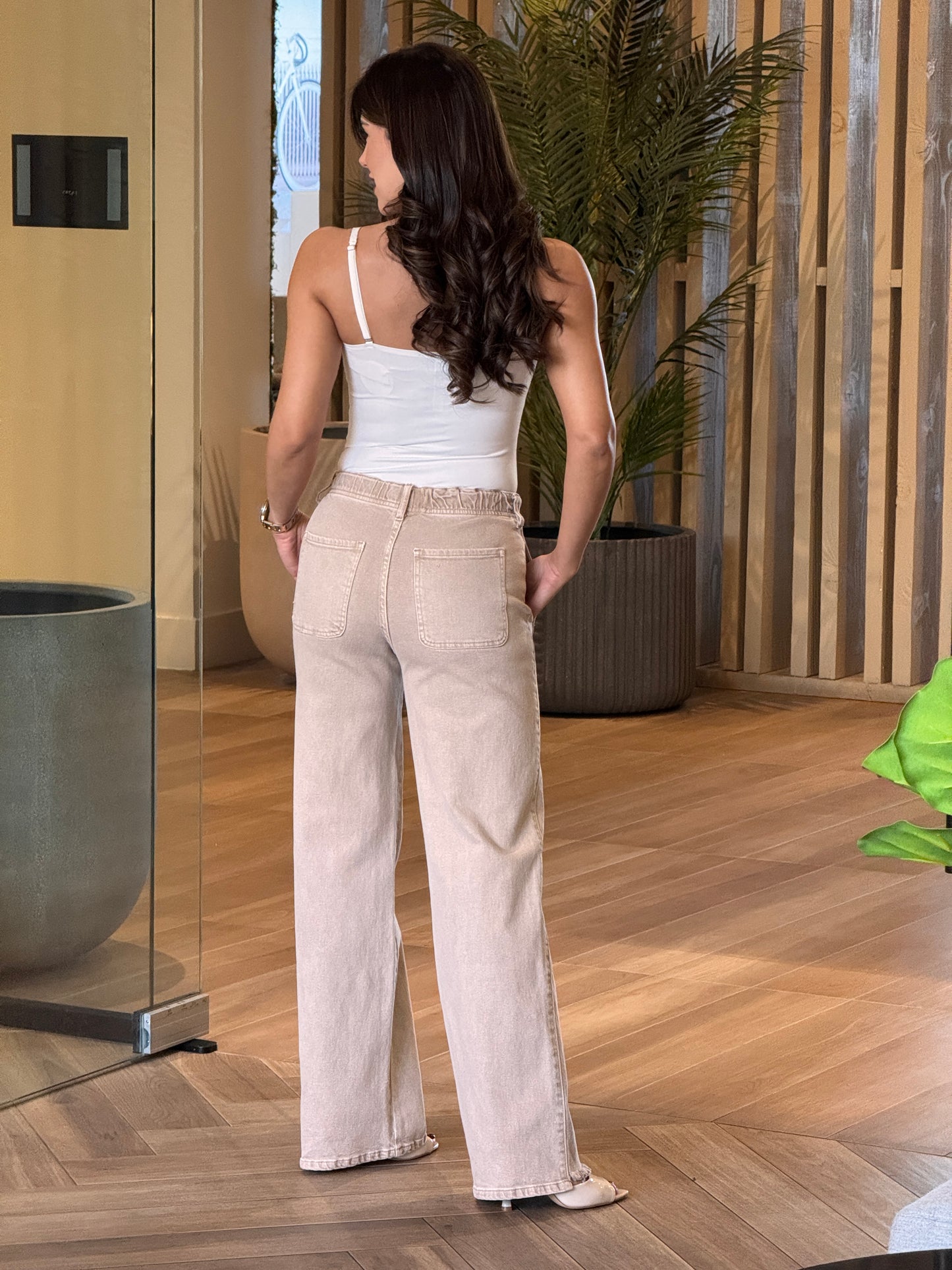 KanCan Beige Denim Jeans