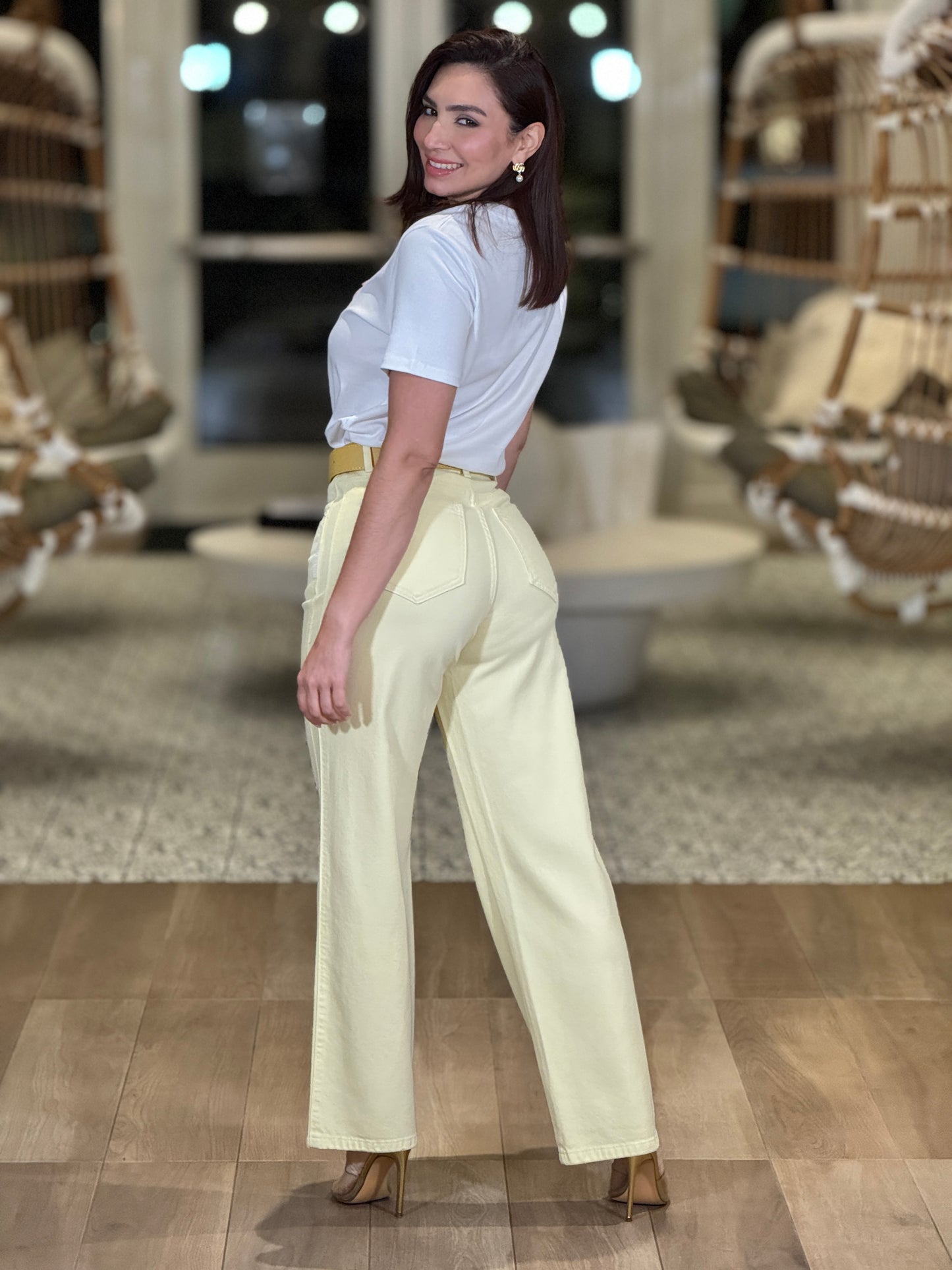 Miu Pink Sequin T-Shirt