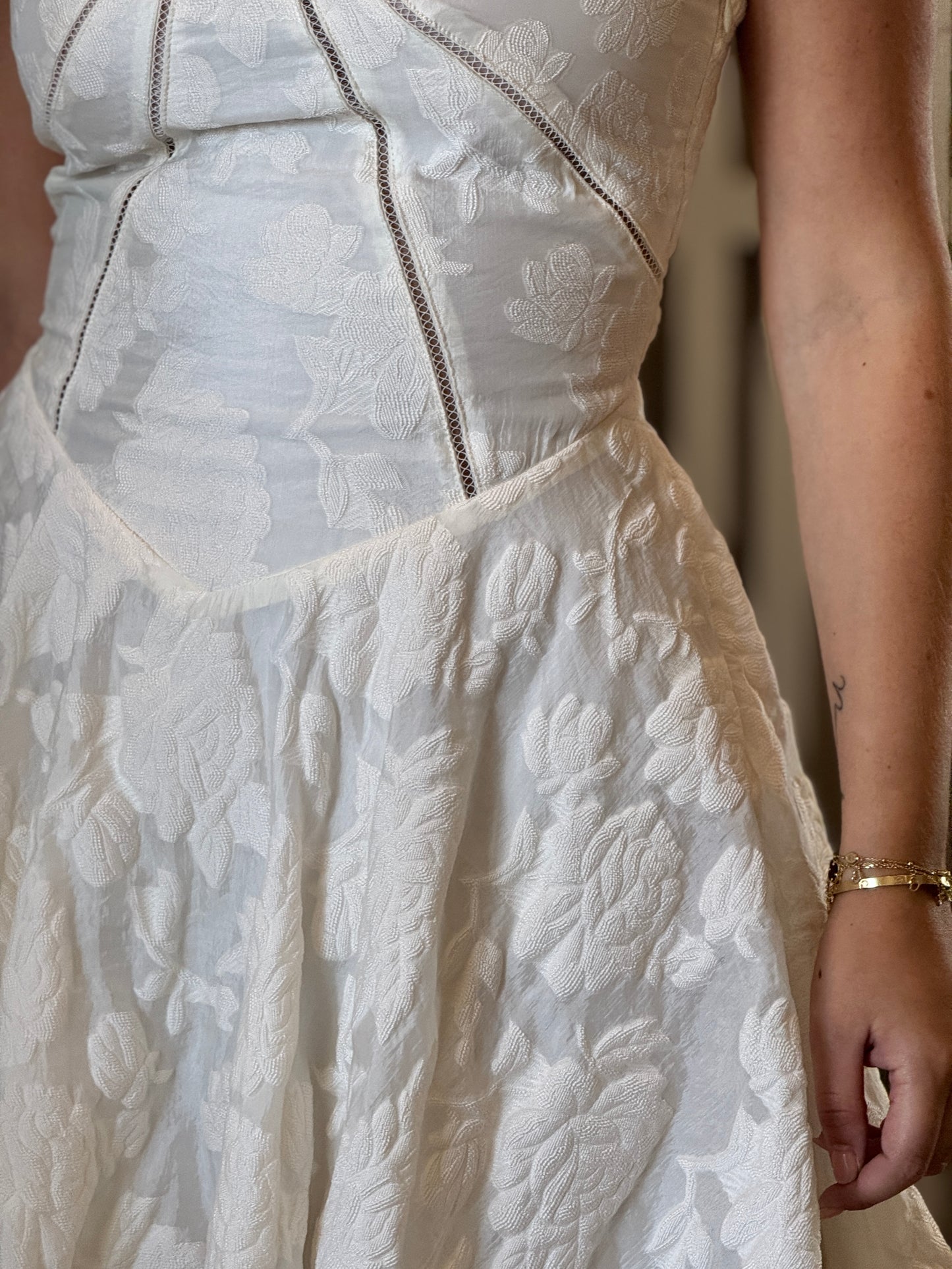 Genesis White Print Dress