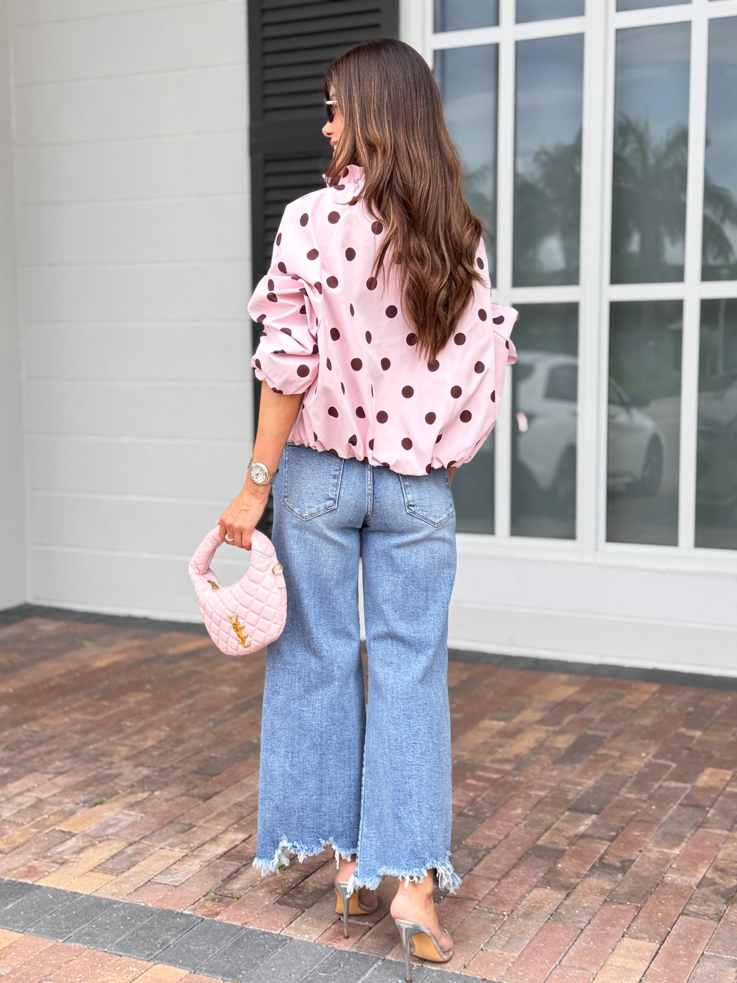 Risen Mid Riped Jeans