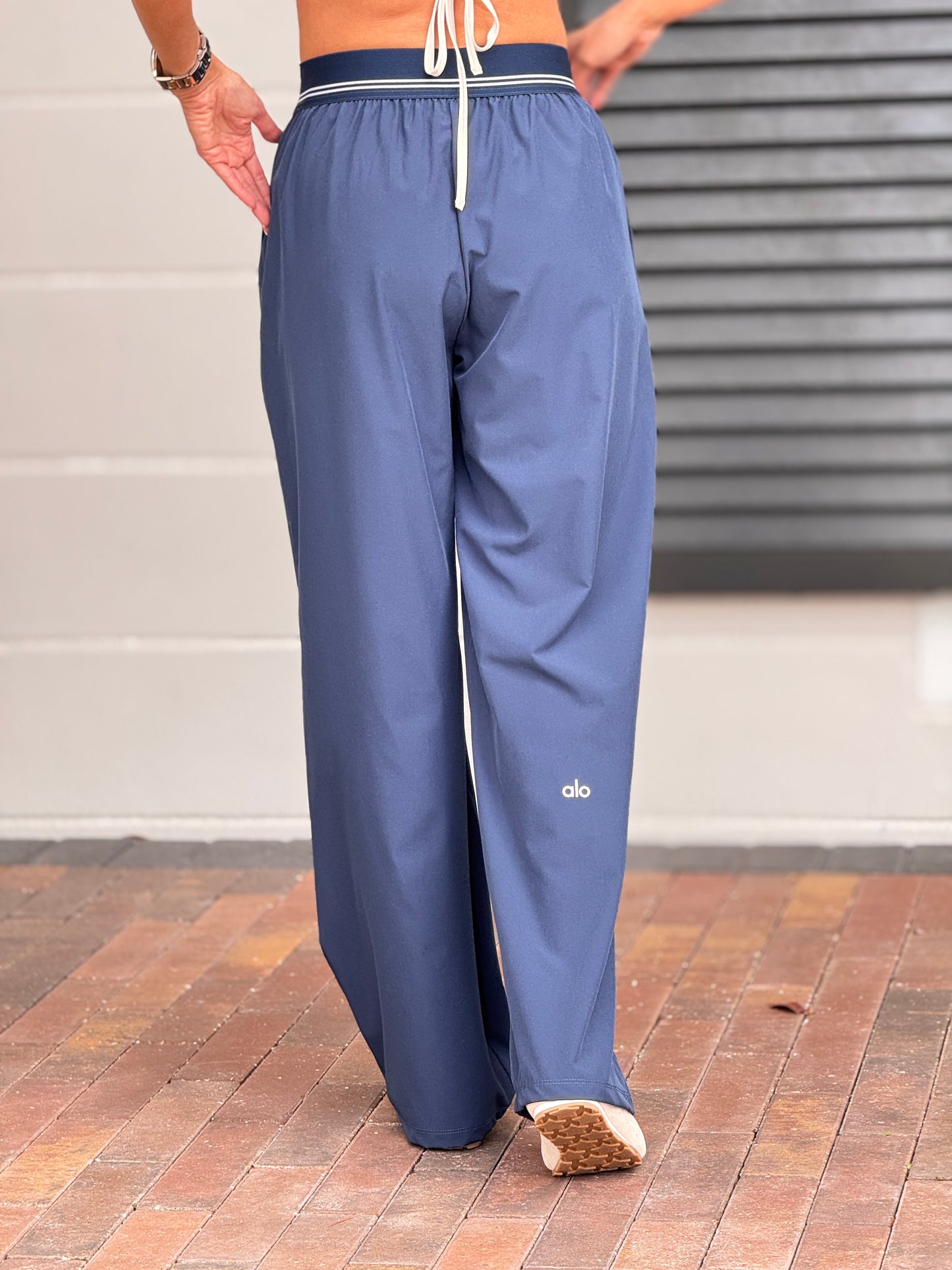 Lalo Navy Nylon Pants