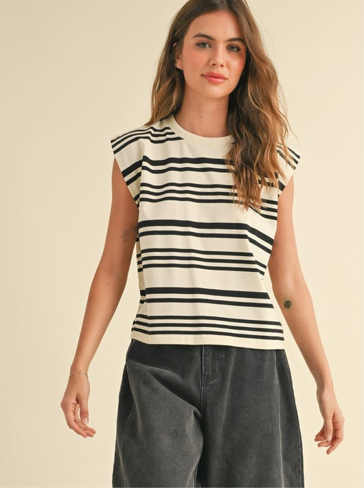 Mouse Yvory Lines T-shirt