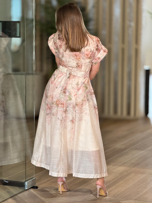 Gardenia Pink Floral Dress