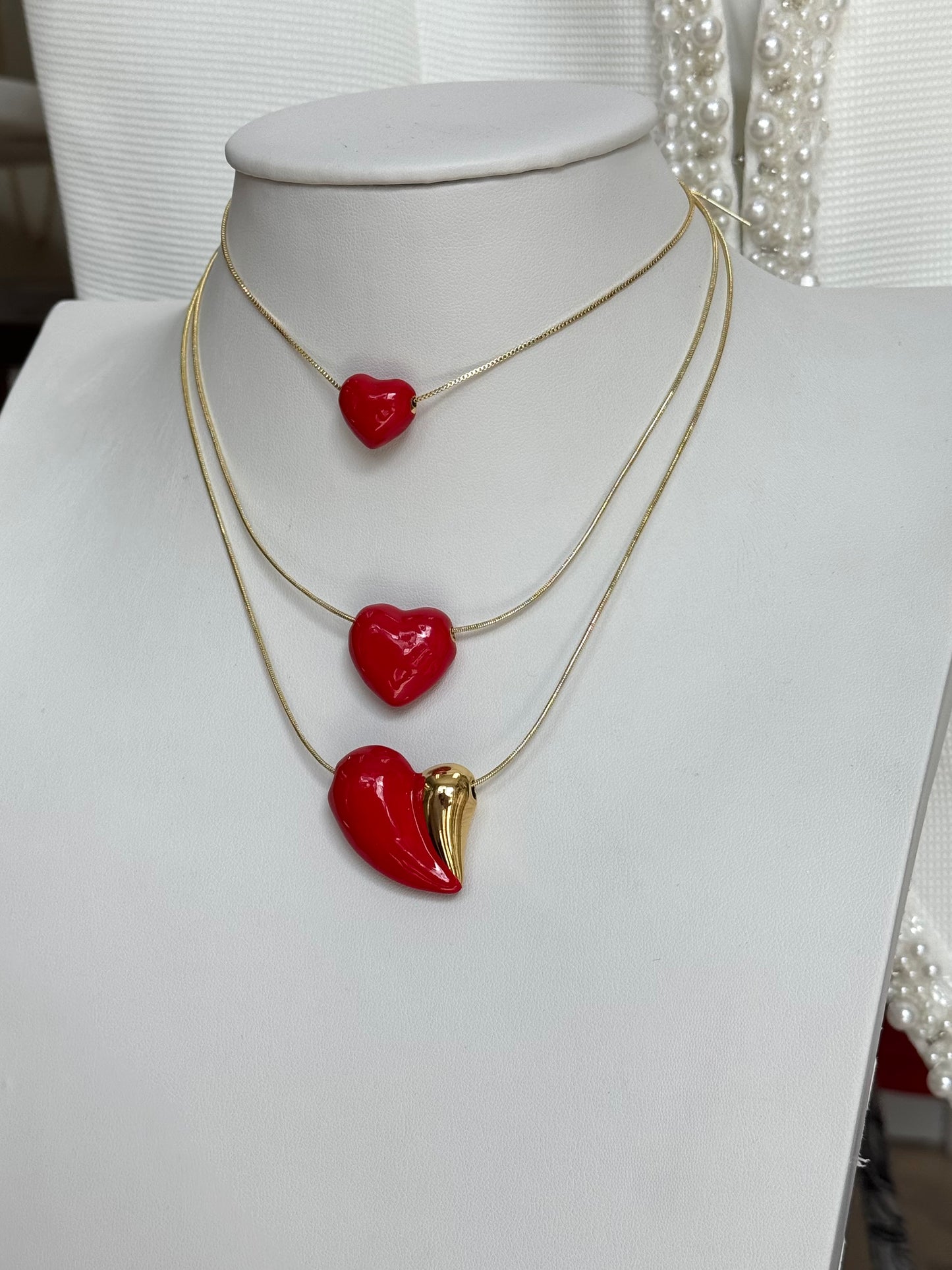 Corazones Necklaces