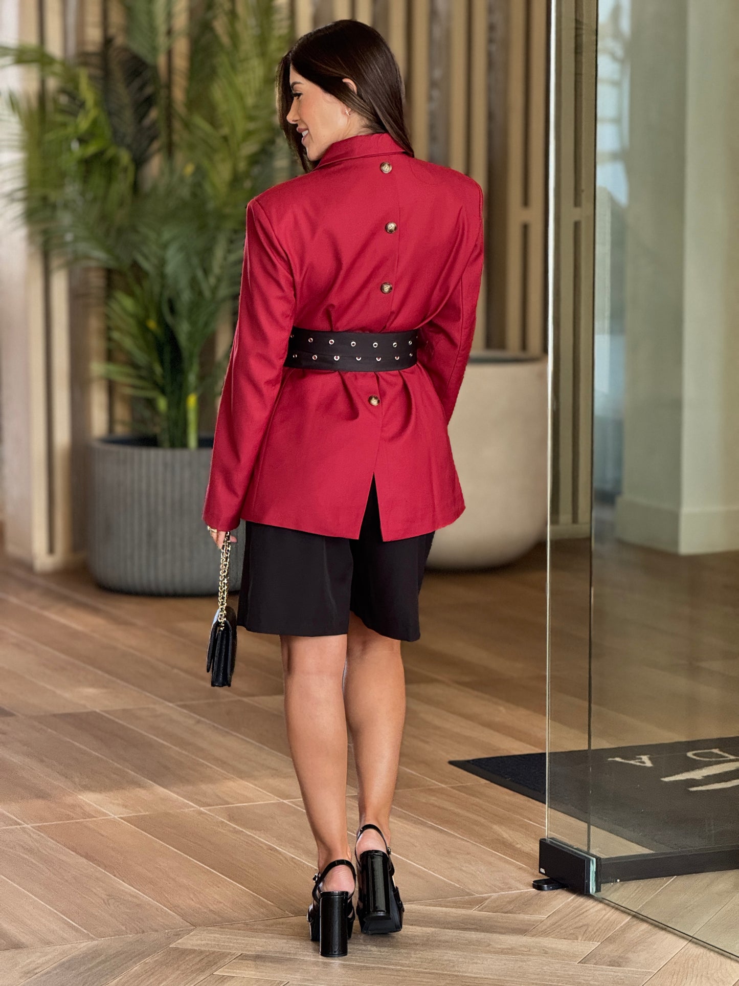 Cactus Black Bermuda Shorts