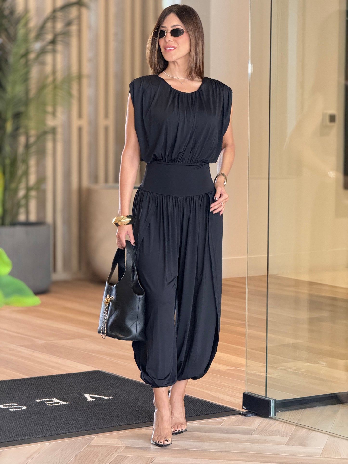 Balbina Louis Black Jumpsuit